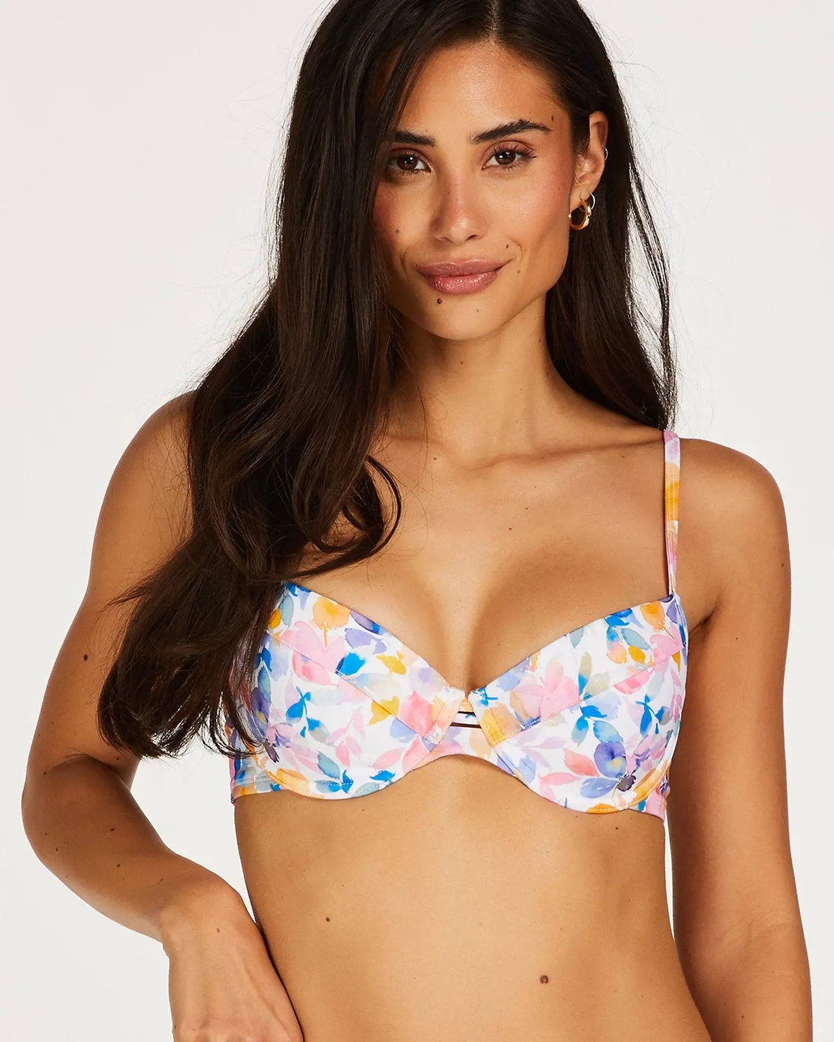 White Palma Padded Underwired Bikini Top