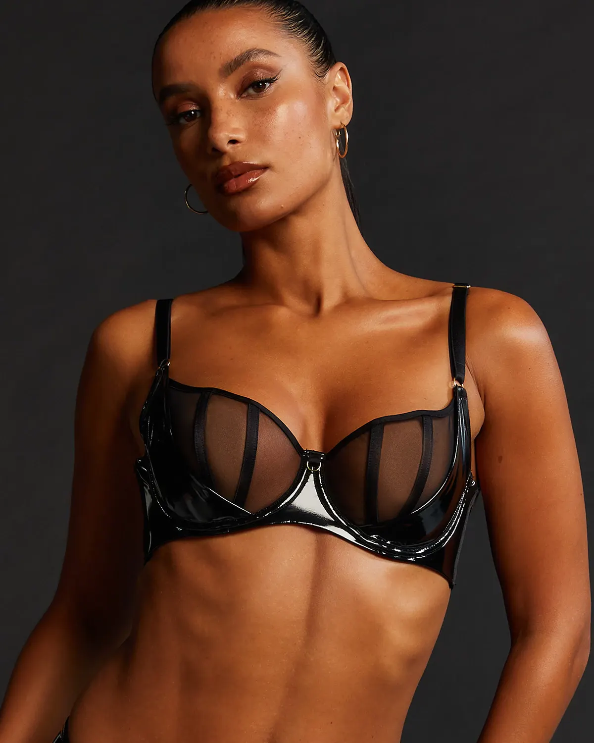 Black Seductress Half Padded Cup Underwired Bra