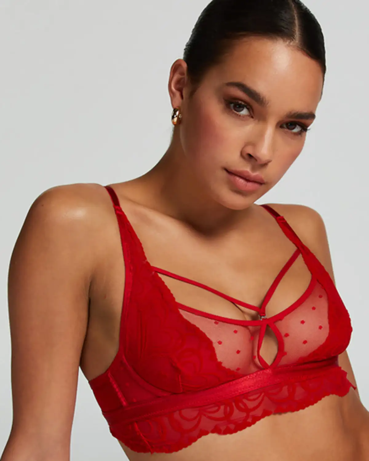 Red Pippa Bralette