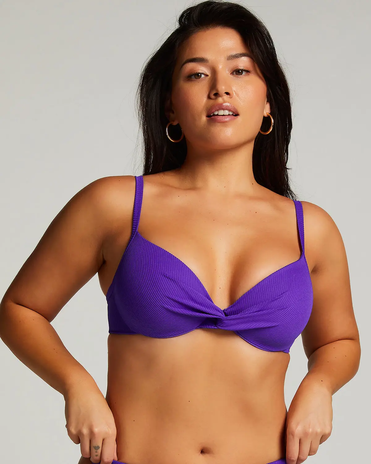 Purple Eclipse Bikini Top
