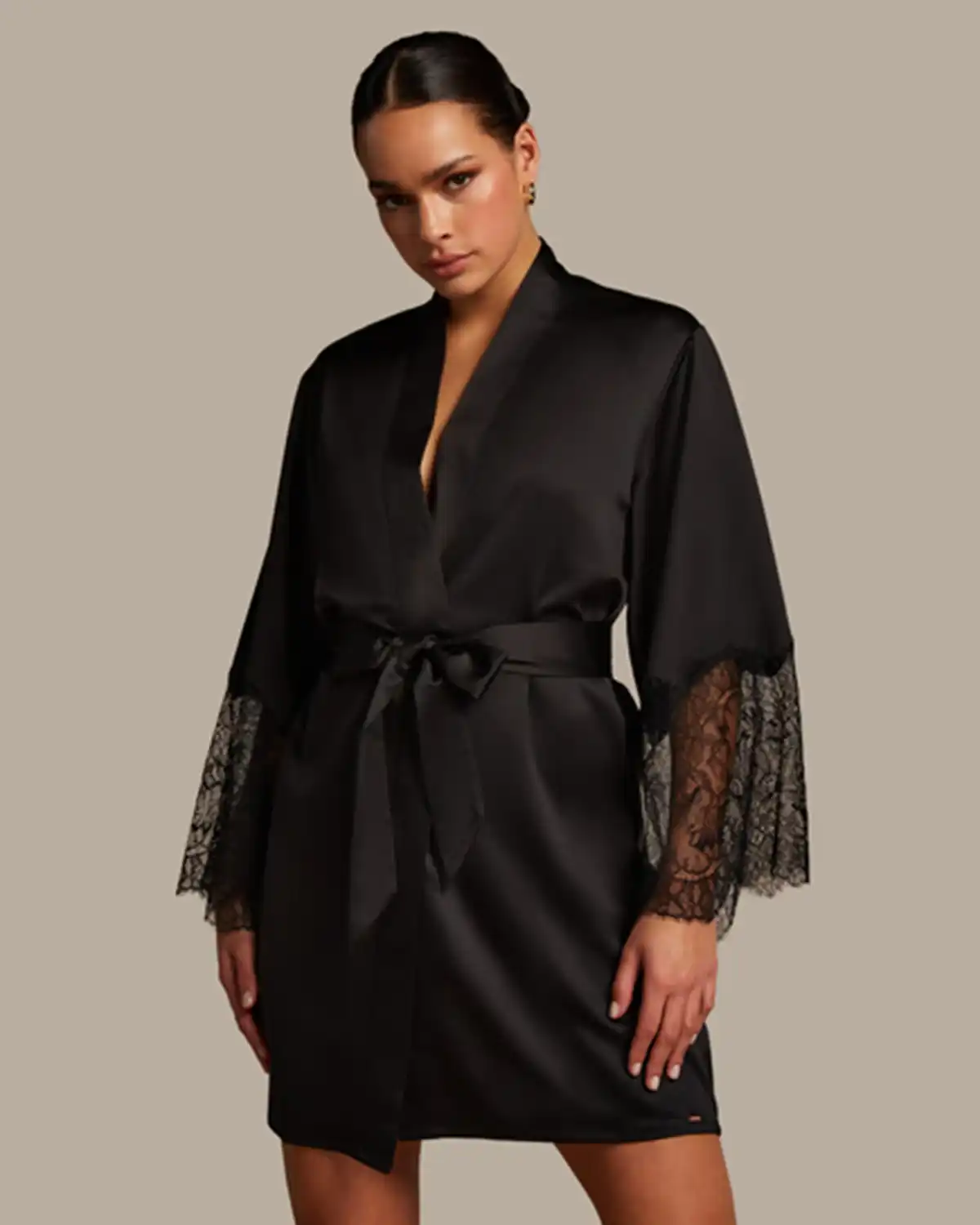 Black Camille Kimono