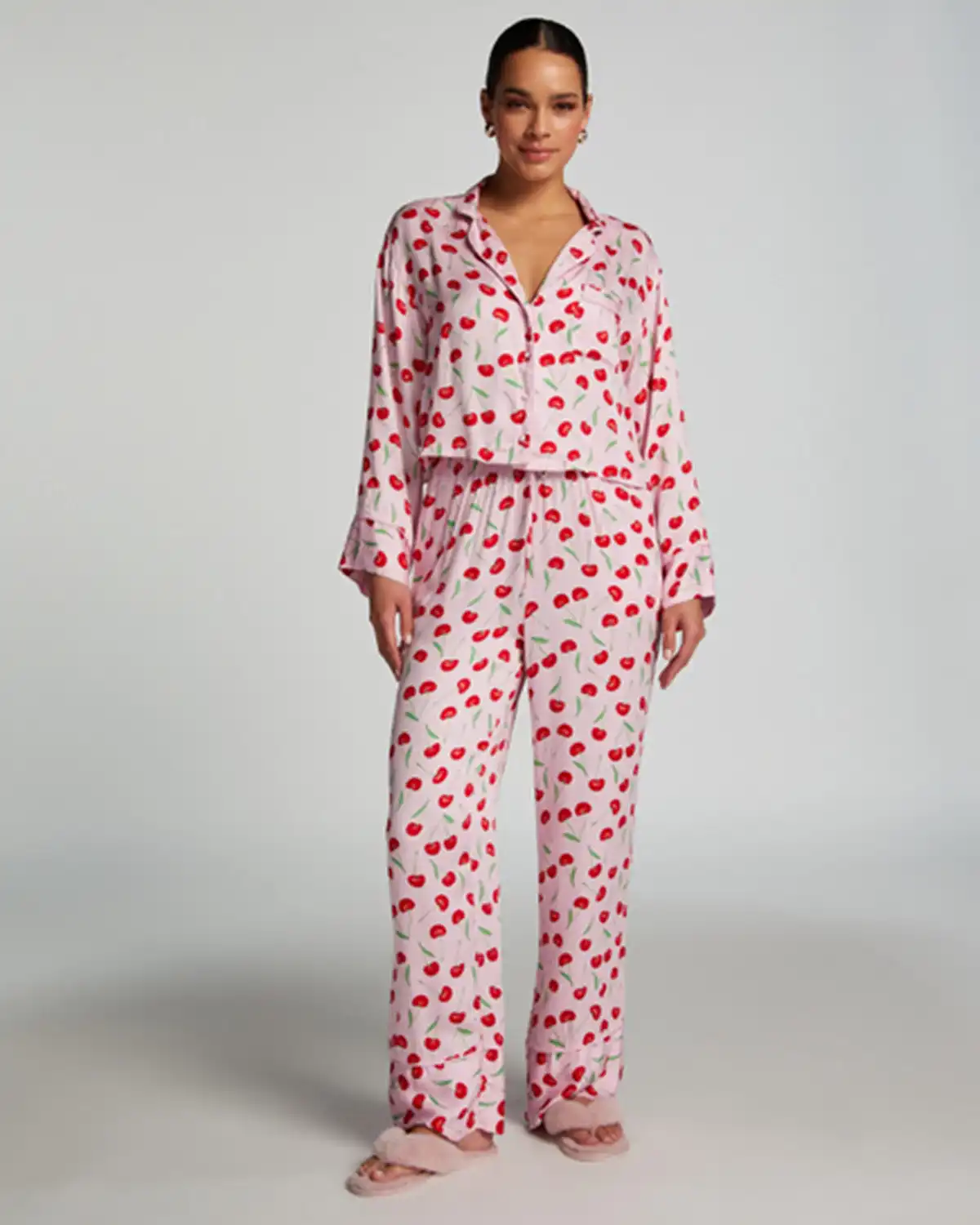 Pink Springbreakers Woven Pyjama Bottoms