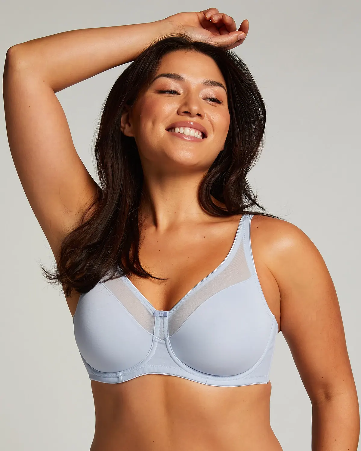 Blue Nina Non Padded Underwired Minimizer Bra