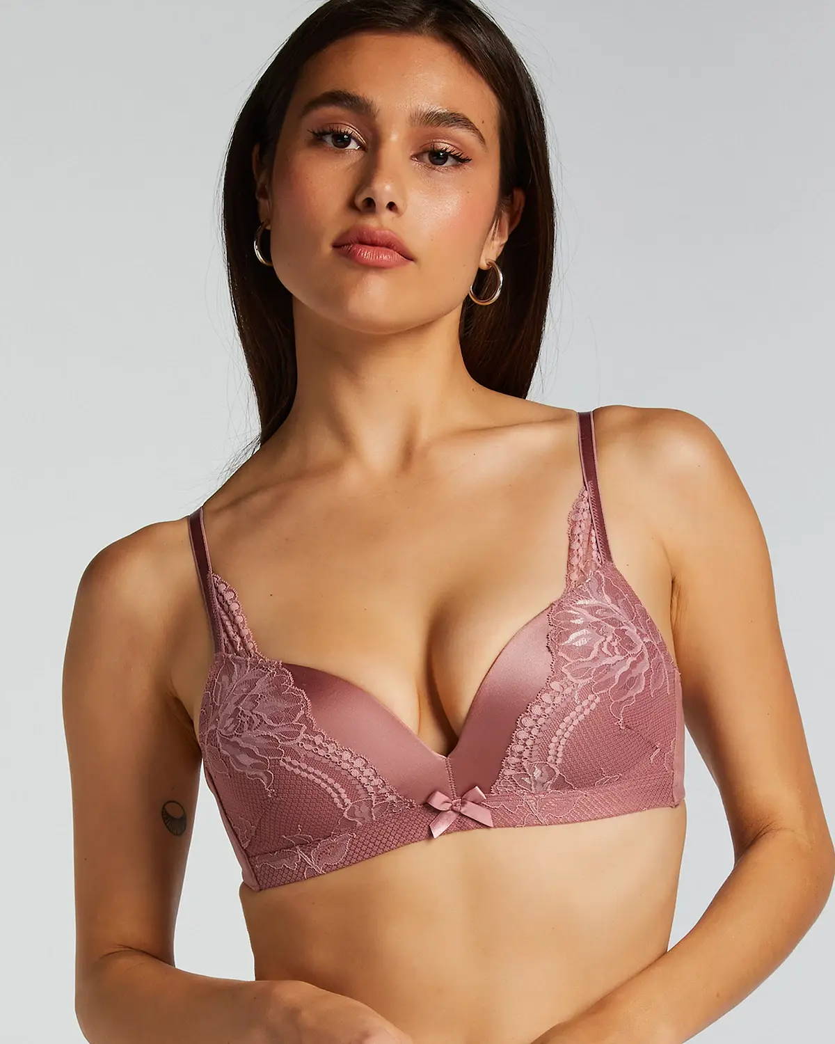 Pink Lycke Padded Non Wired Bra