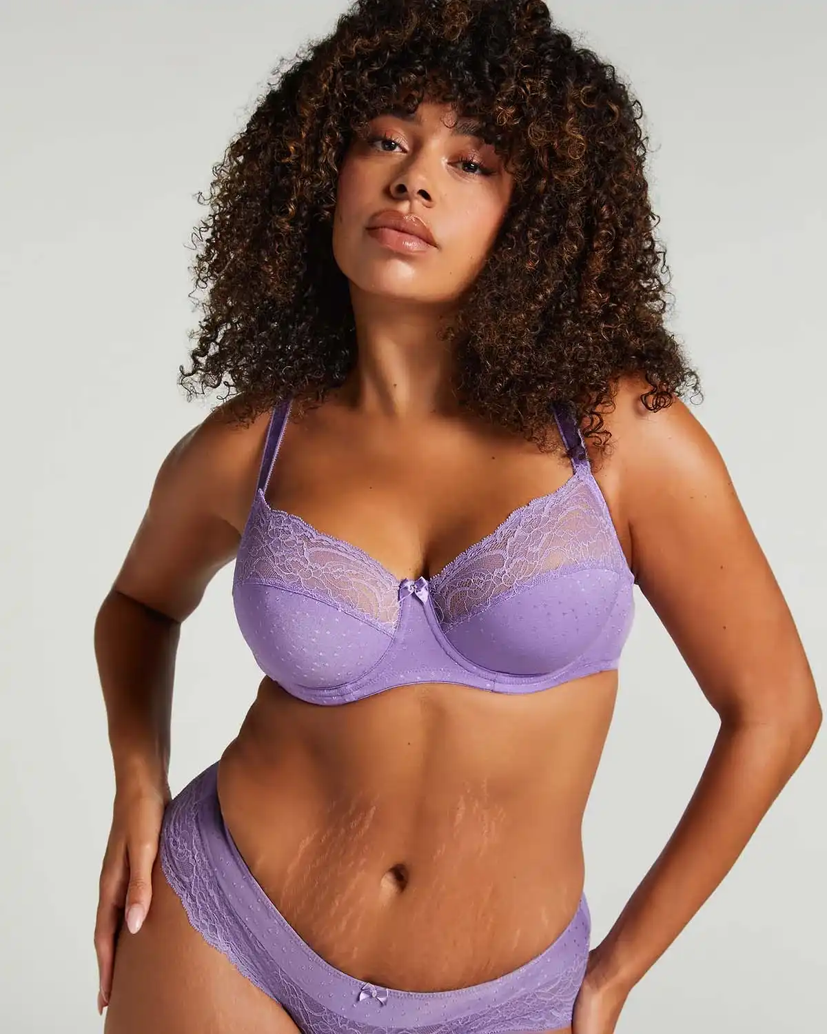 Purple Sophie Non-Padded Underwired Bra