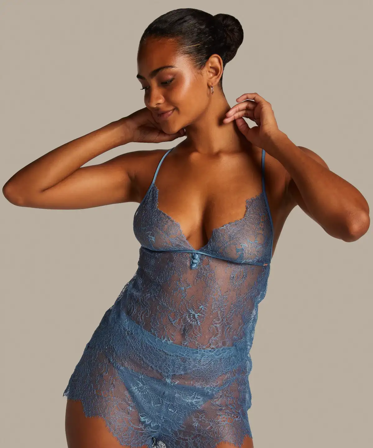 Blue Delphine Lace Cami