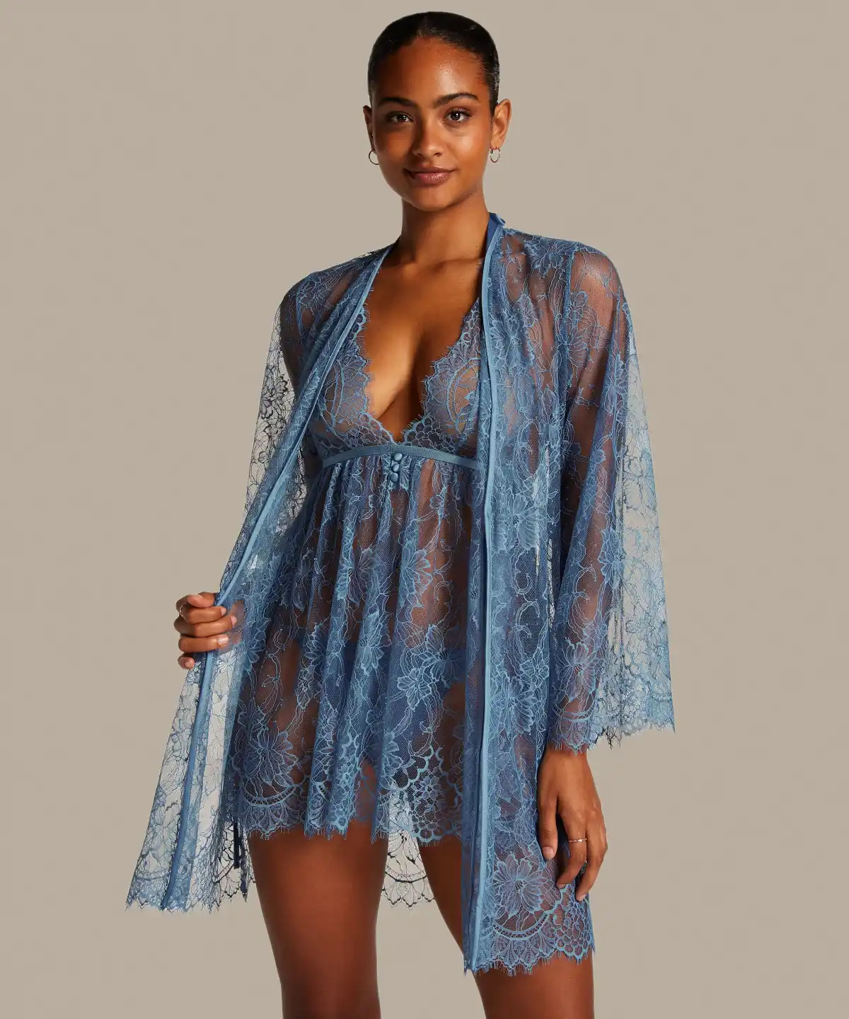 Blue Magdalena Kimono