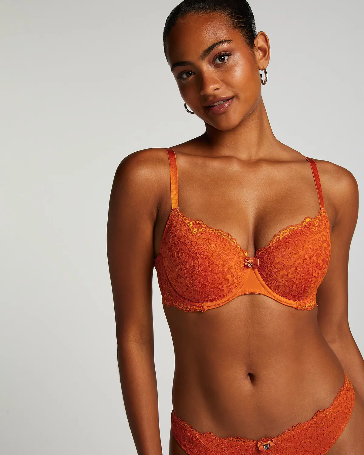 Orange Marine Padded Underwired Bra