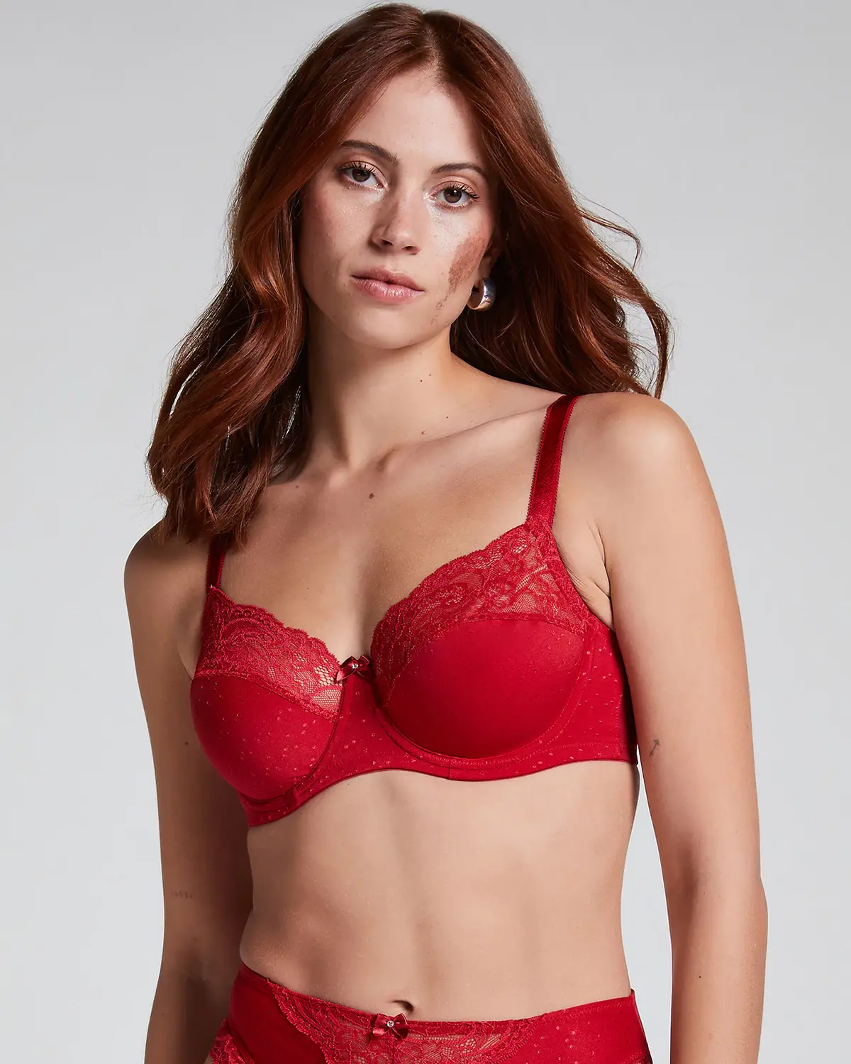 Red Sophie Non-Padded Underwired Bra
