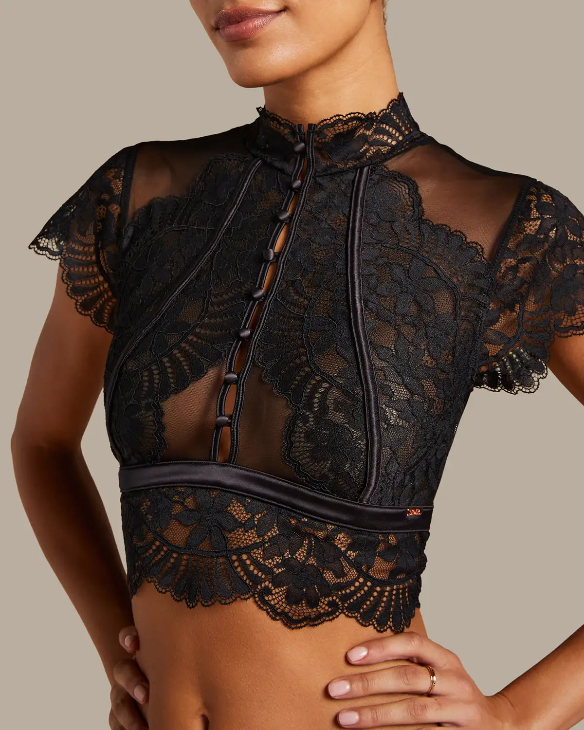 Black Amelia Bralette