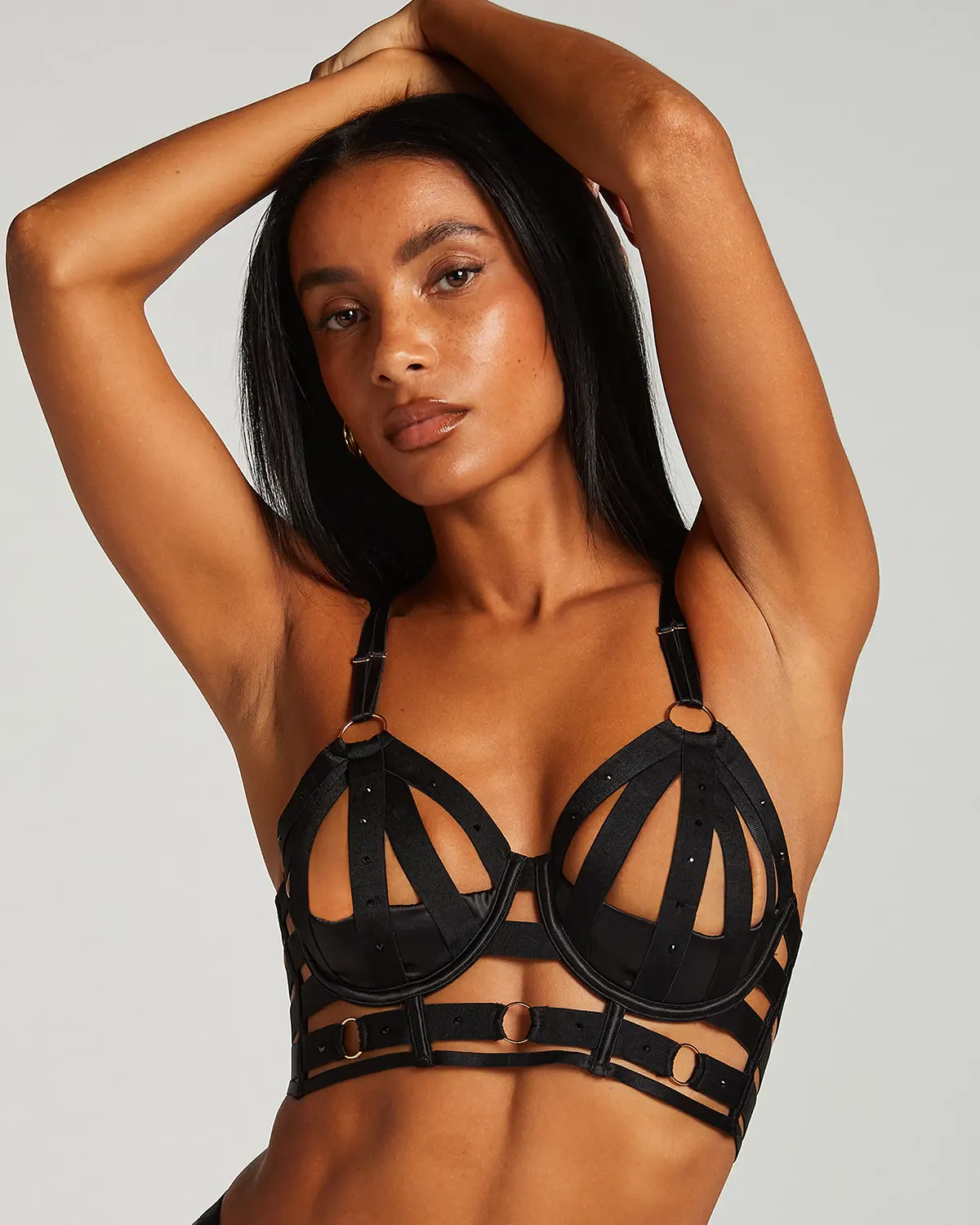 Black Athena Non-Padded Underwired Longline Bra