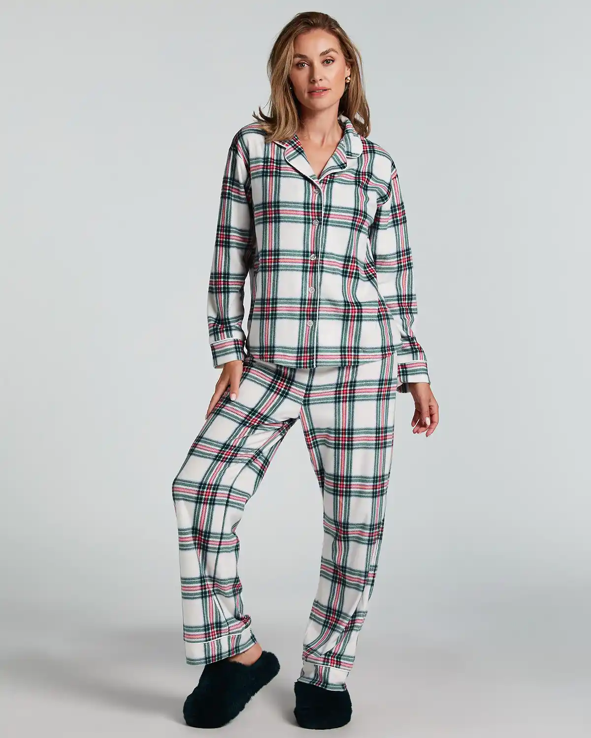 White Fleece Pyjama Set