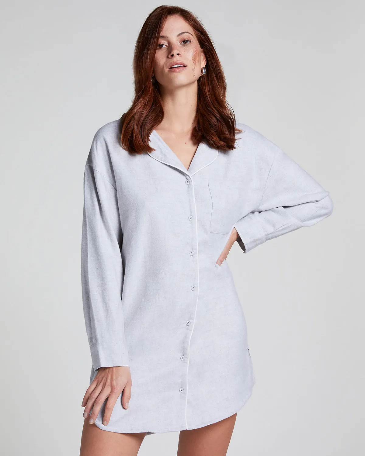 Grey Flannel Nightshirt