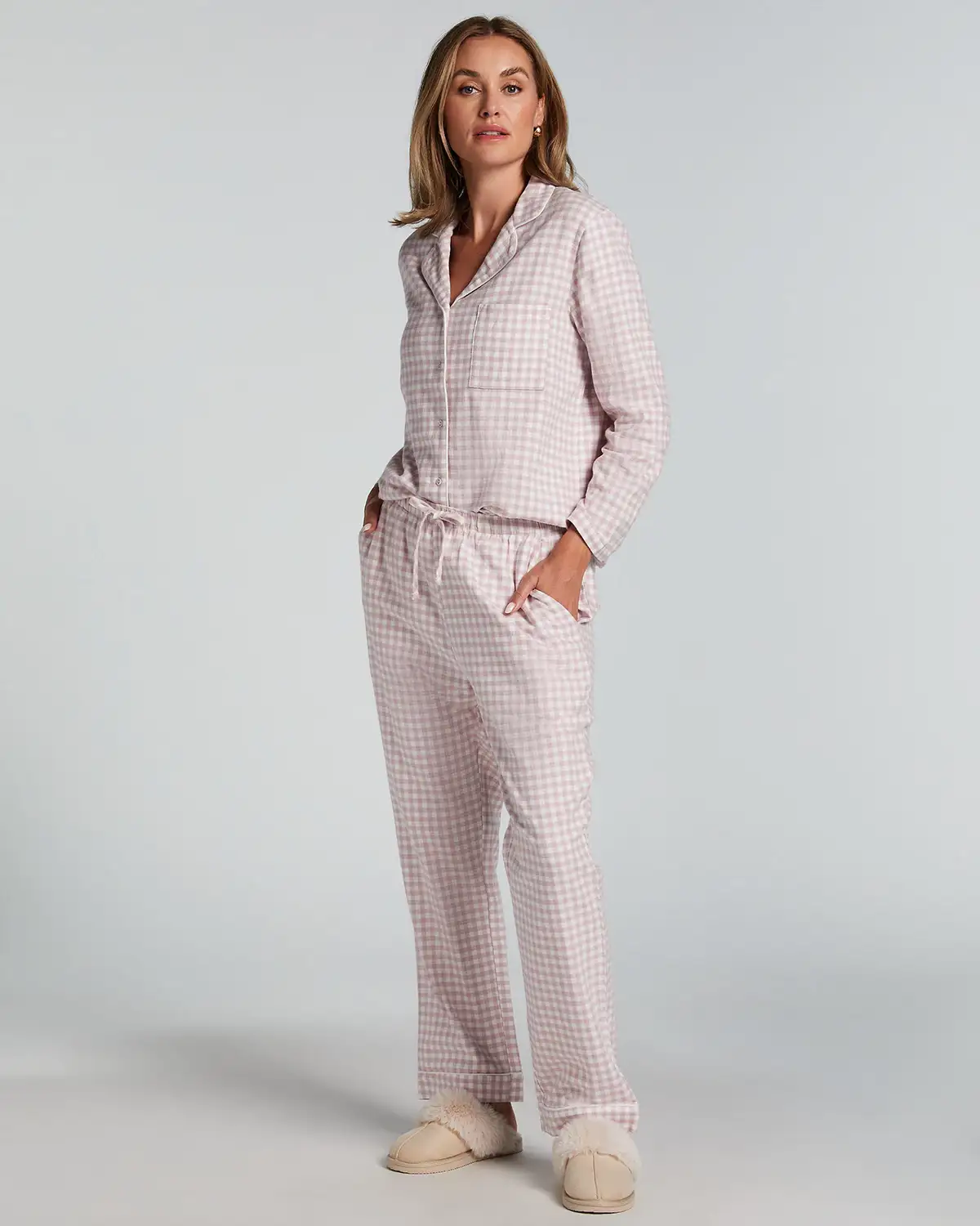 Purple Flannel Pyjama Pants