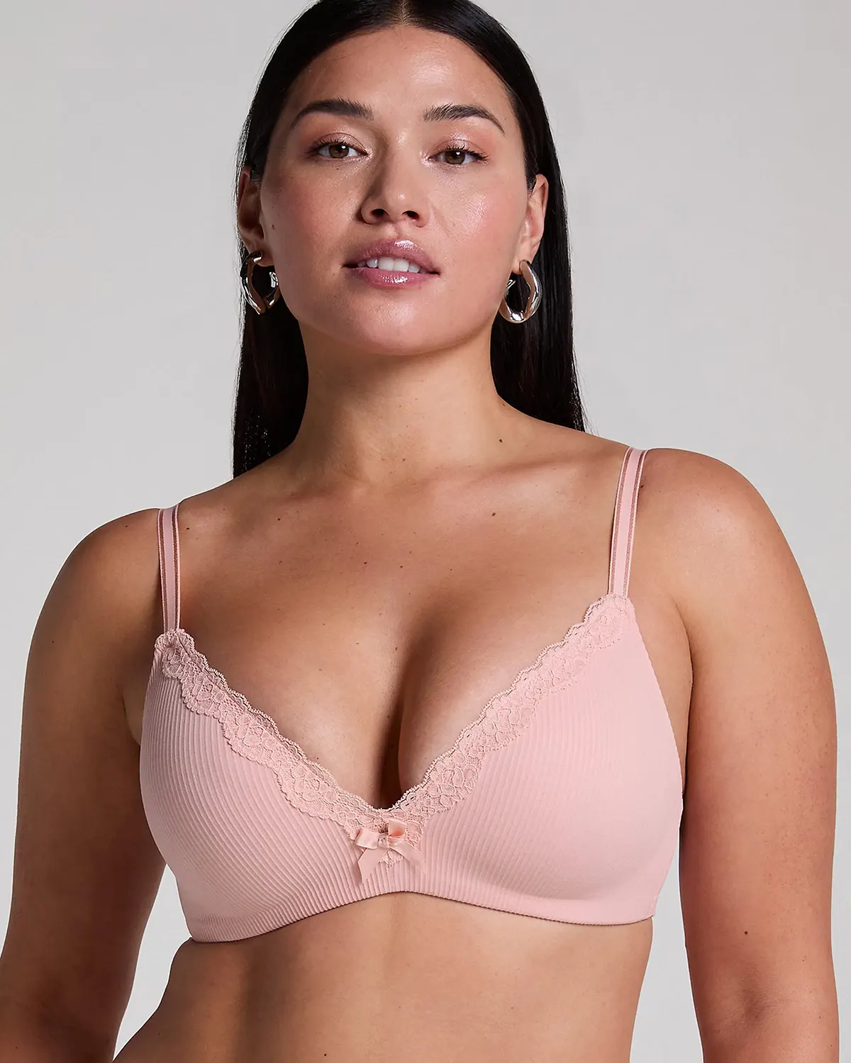 Pink Lola Padded Non-Wired Bra