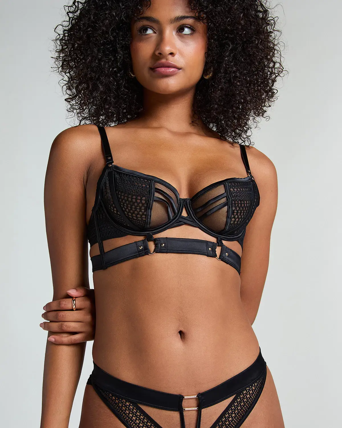 Black Missy Non-Padded Underwired Bra