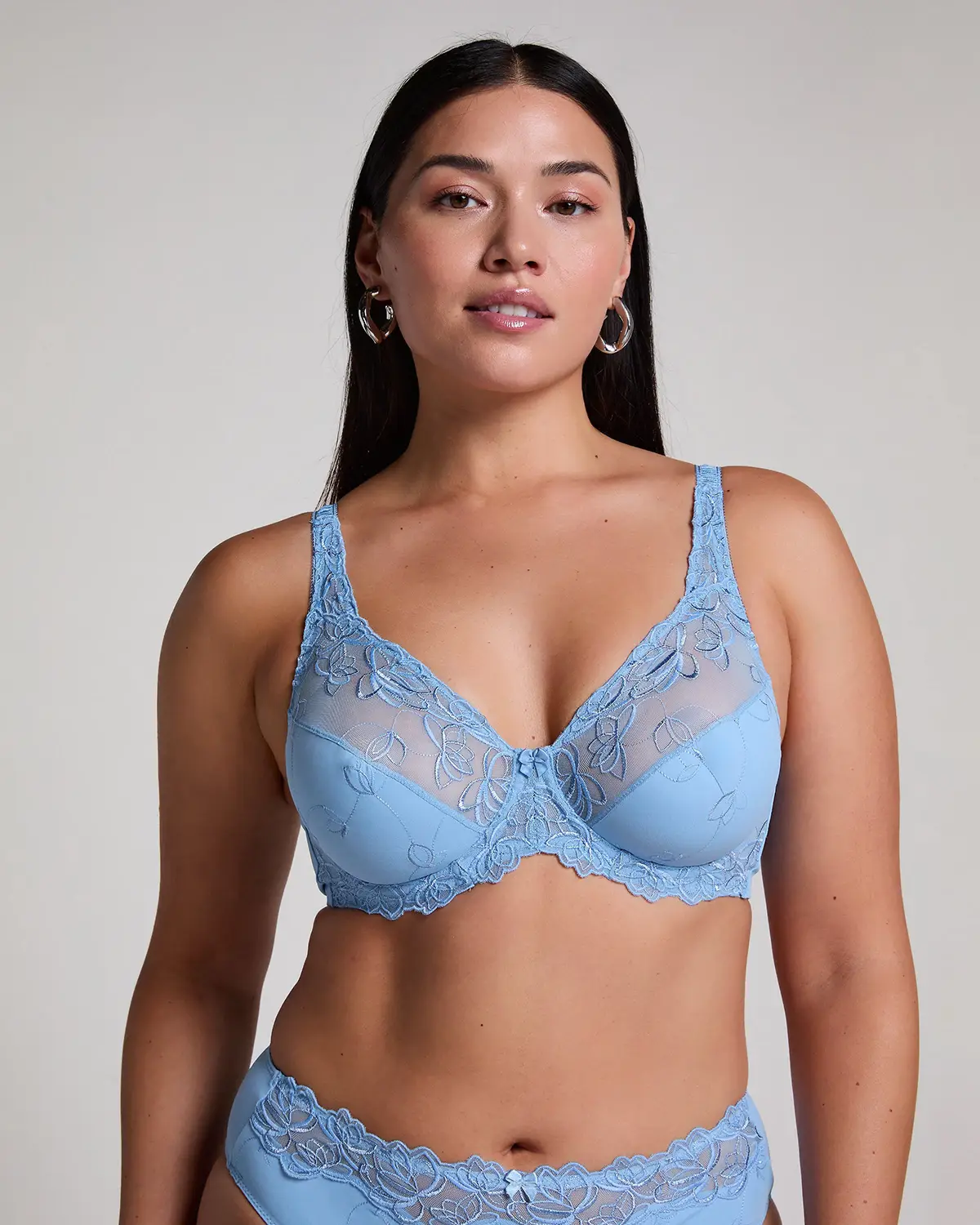Blue Diva Non-Padded Underwired Bra