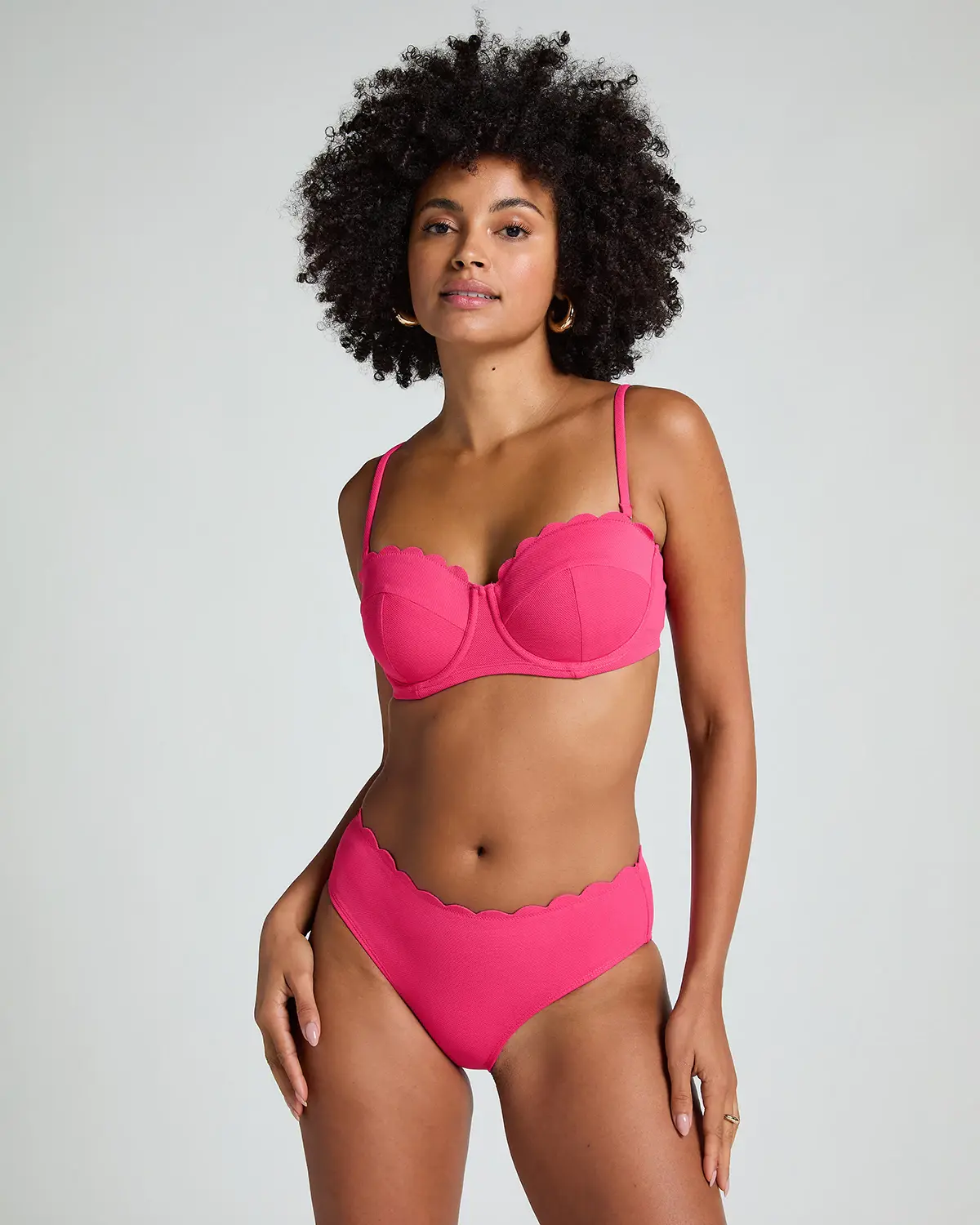 Pink Scallop Rio Bikinibottom