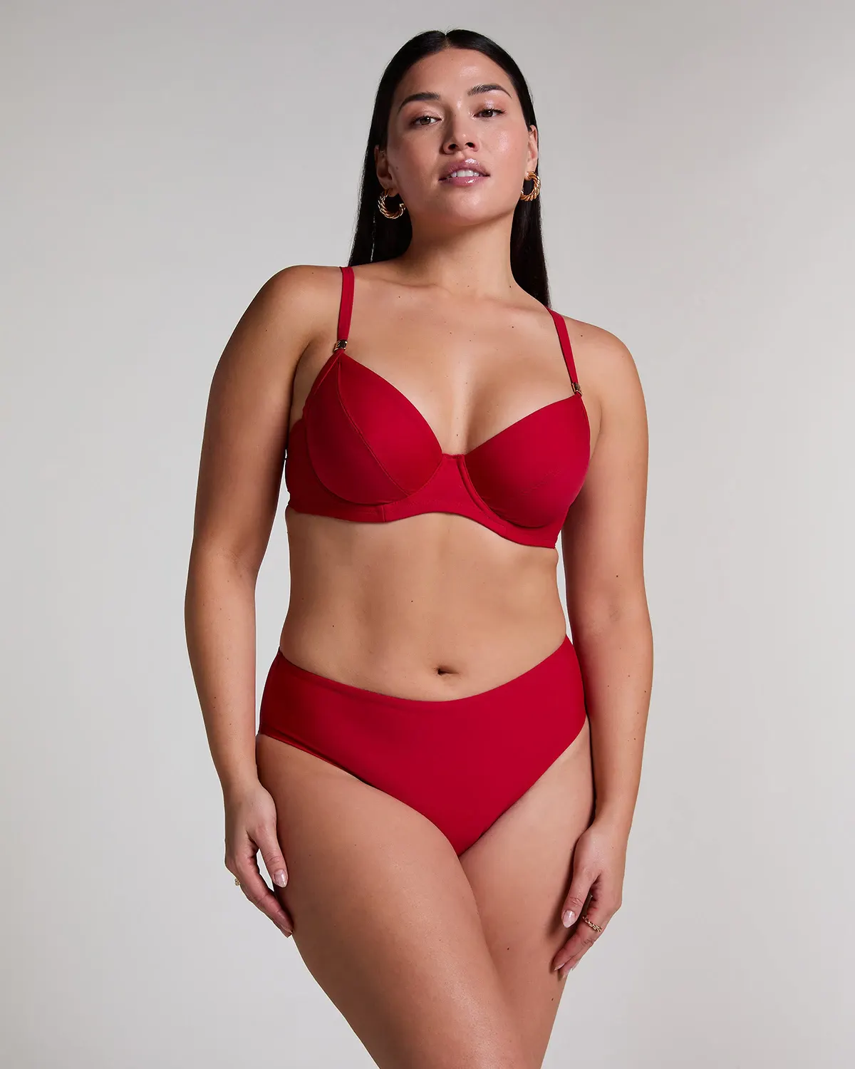 Red Luna Rio Midi Bikini Bottom