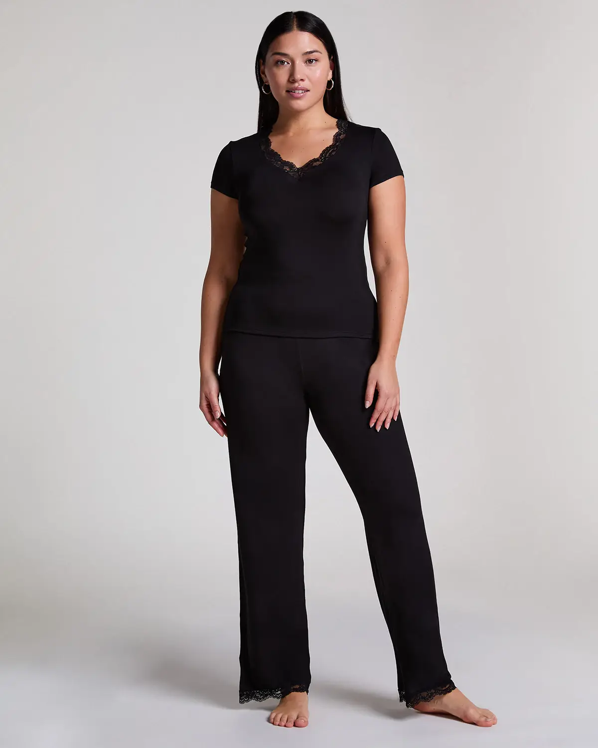 Black Pyjama Set Nanna