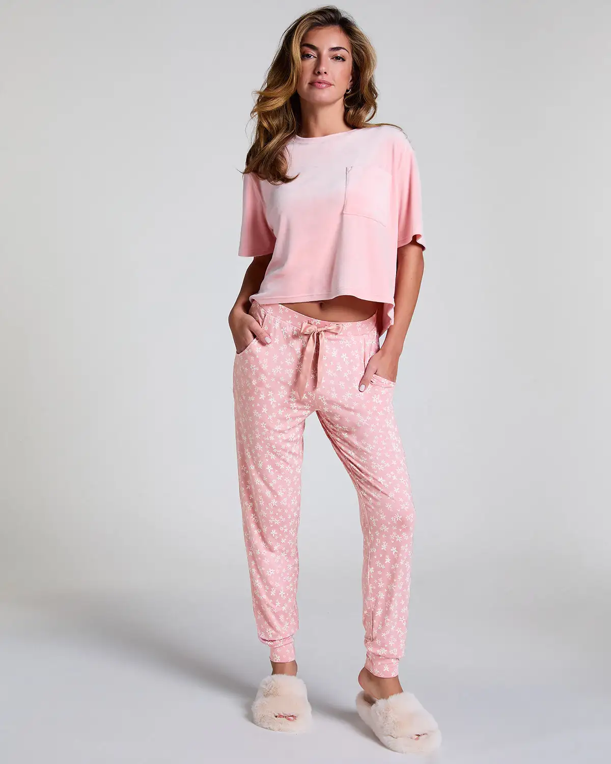 Pink Jersey Pyjama Pants