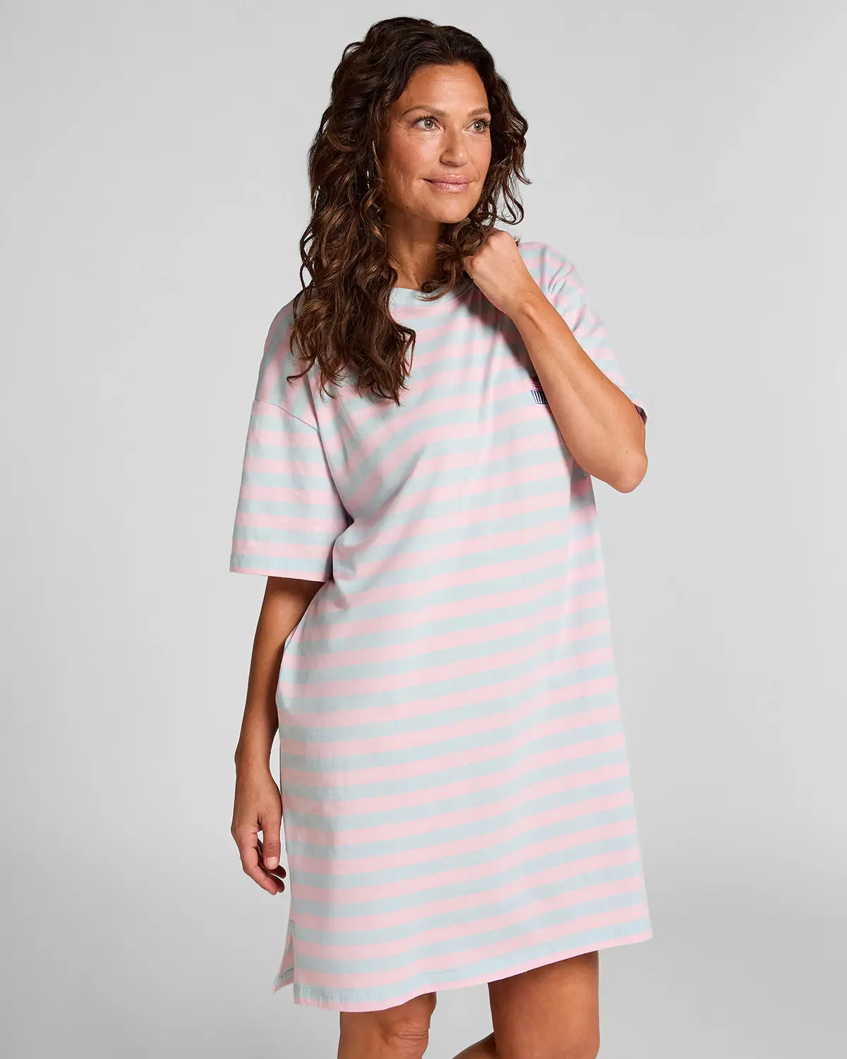 Blue Roundneck Nightshirt