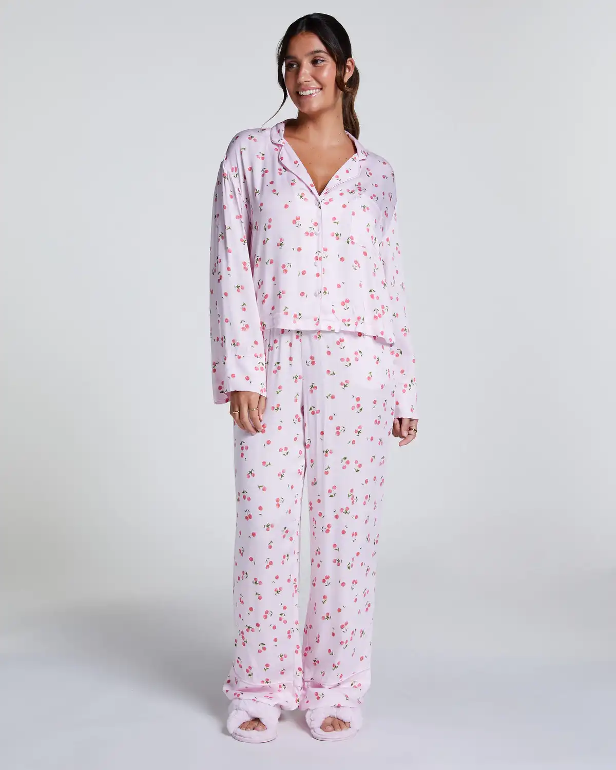 Pink Satin Trousers