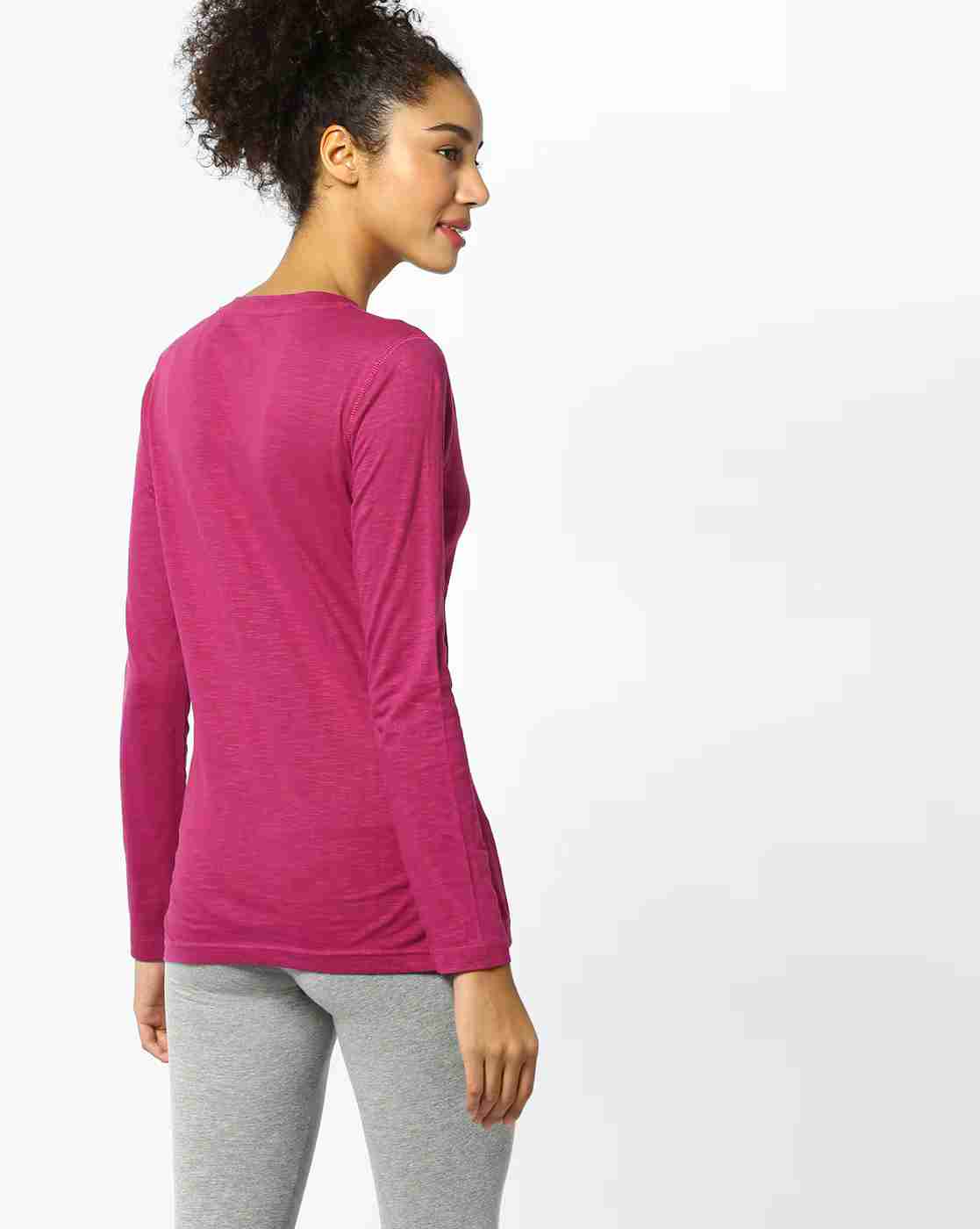 HUSHH | Heathered Henley T-shirt|2