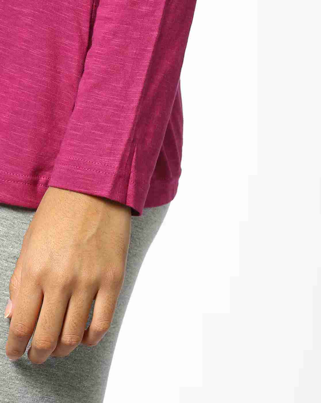 HUSHH | Heathered Henley T-shirt|5