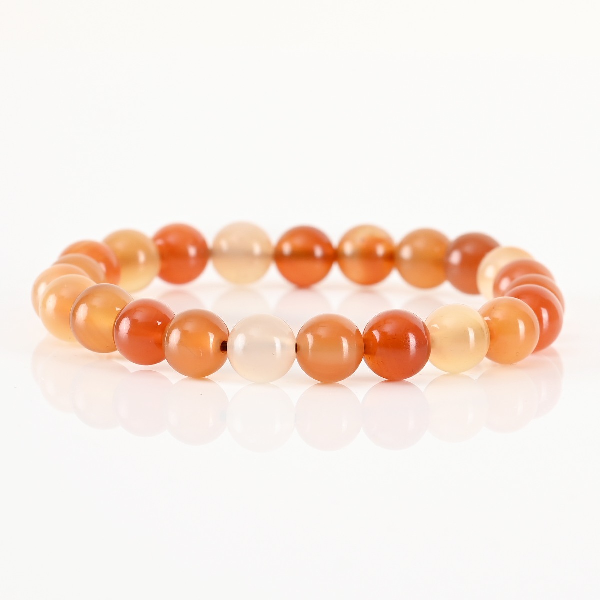 Shiv Ratan Kendra Carnelian Stretchable Bracelet: Physical & Emotional Healing