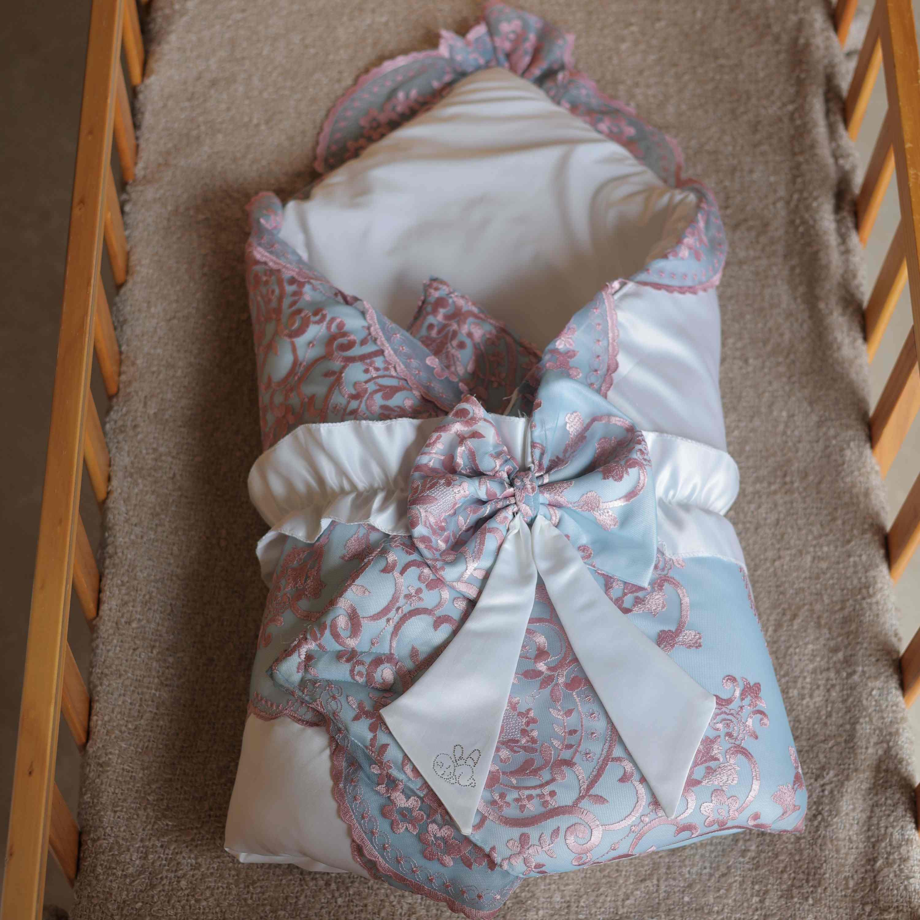 Sky and Rose Wrap
