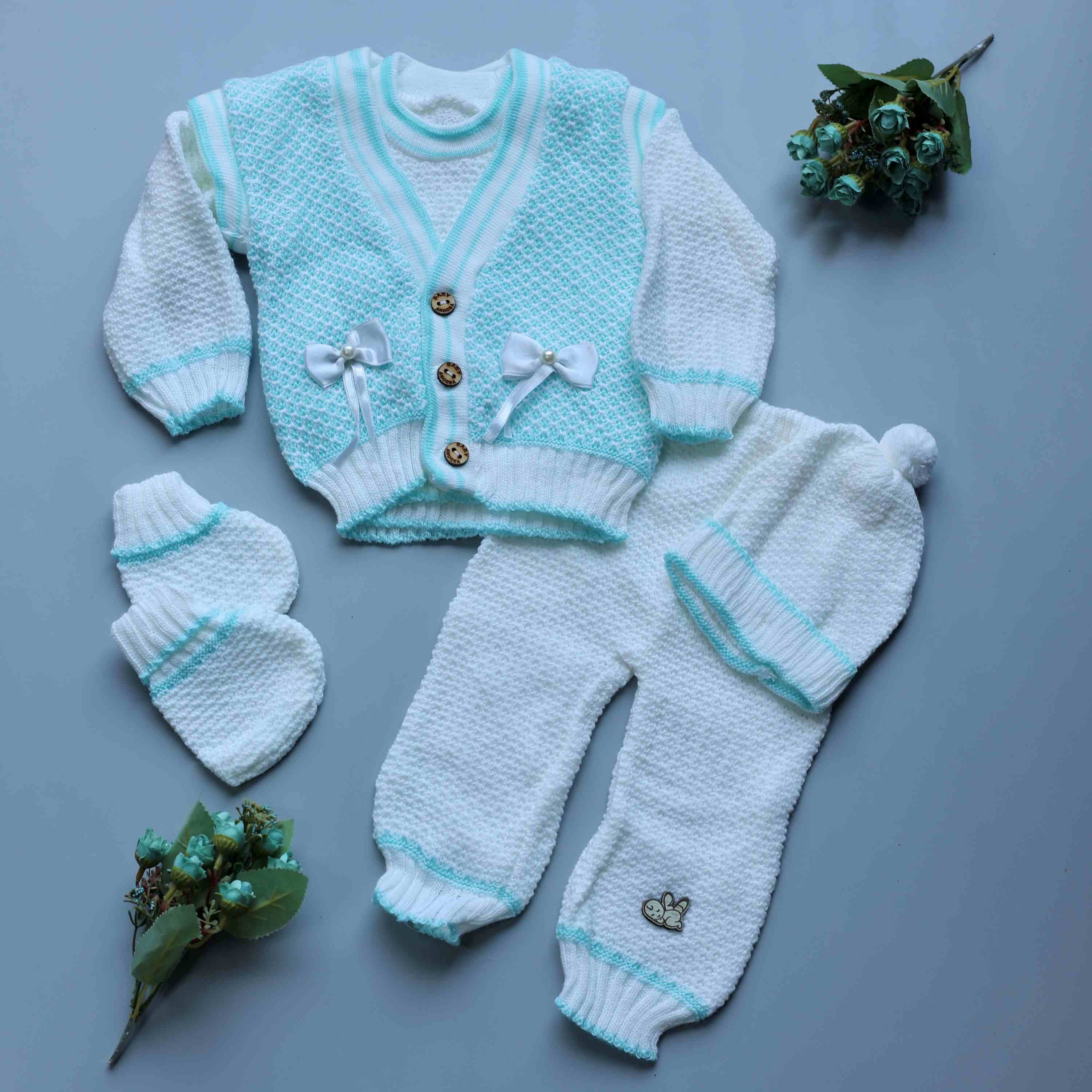 Mint Whisper Baby Winter Set