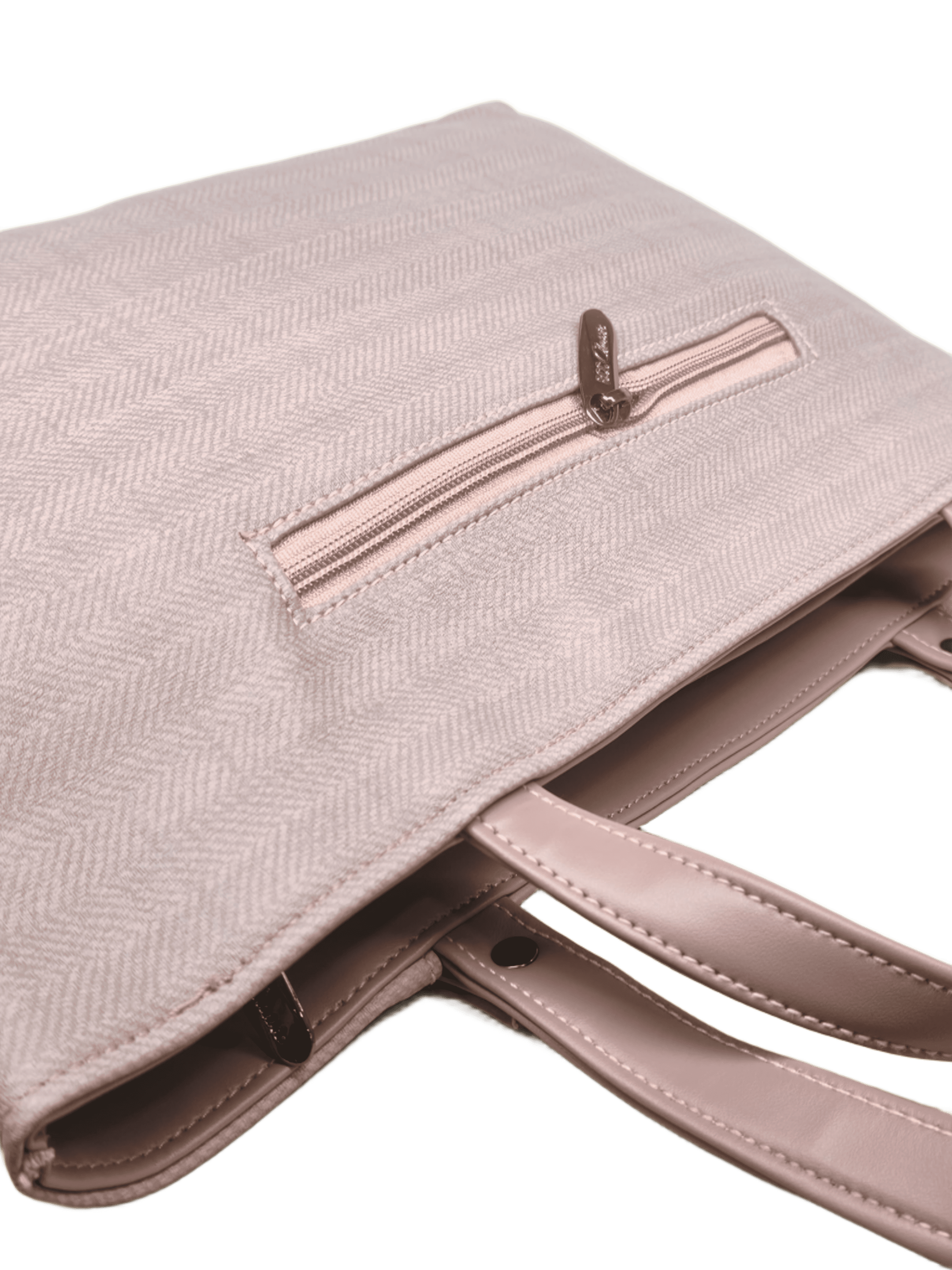 Bengal Classic Co Women's Textured Mauve Tote Handbag