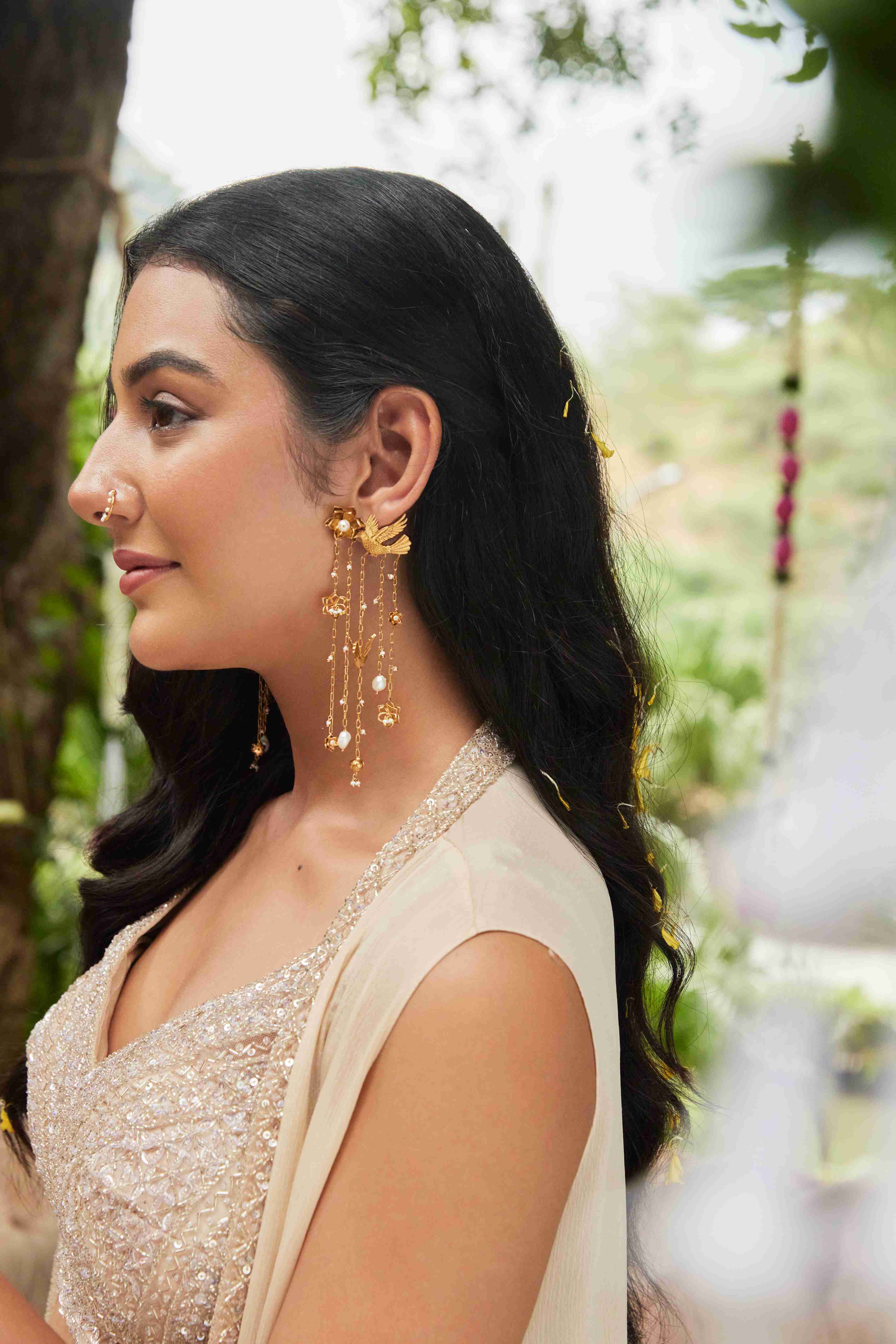 Panchee Statement Chandelier Earrings