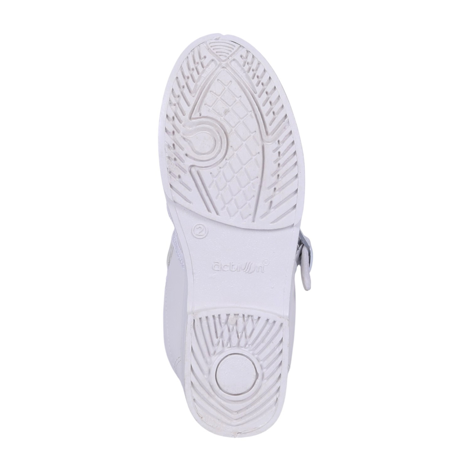 White Velcro Shool Shoes For Girls