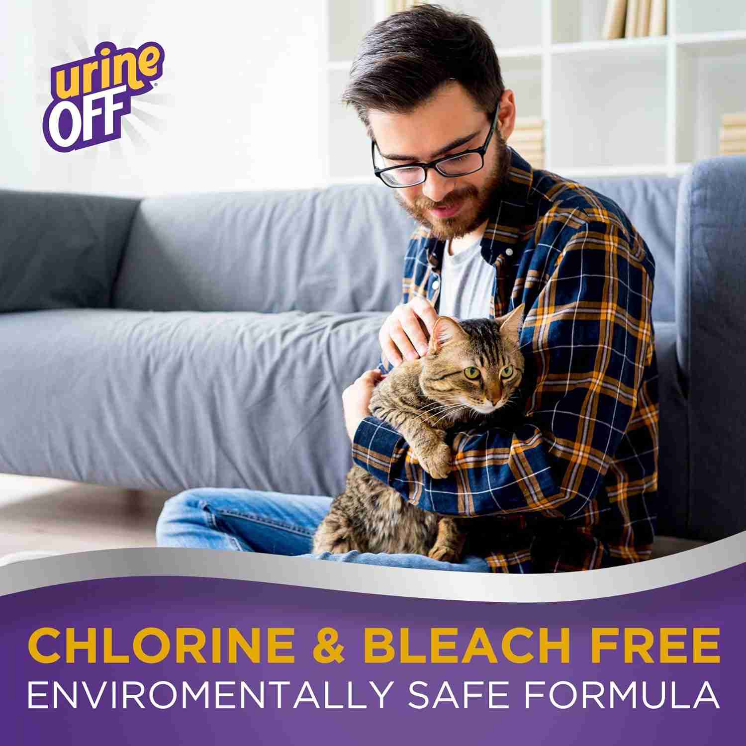Urine Off Odour & Stain Remover Spray for Cat & Kitten