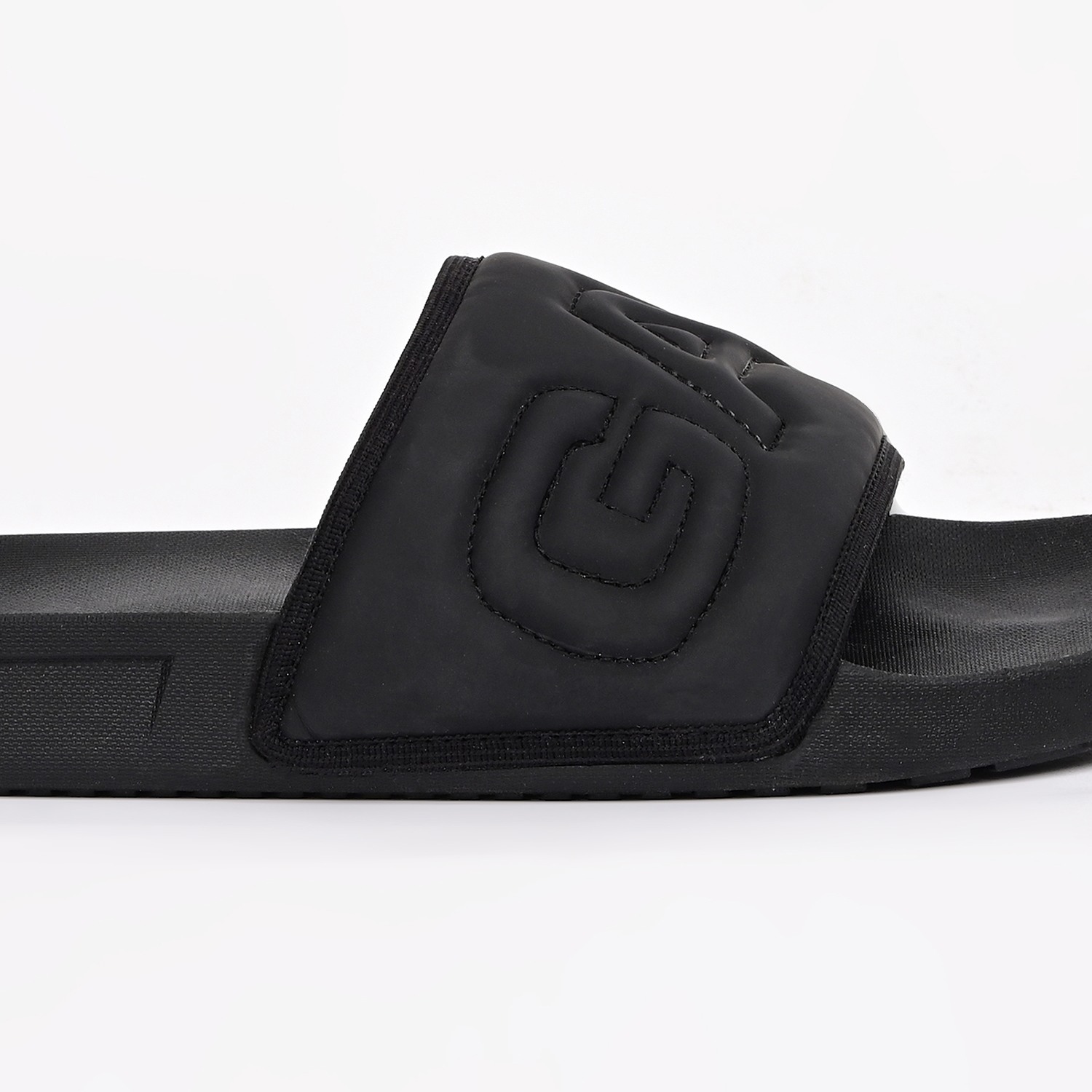 GAS | Men's Foamflex Black Slides|1