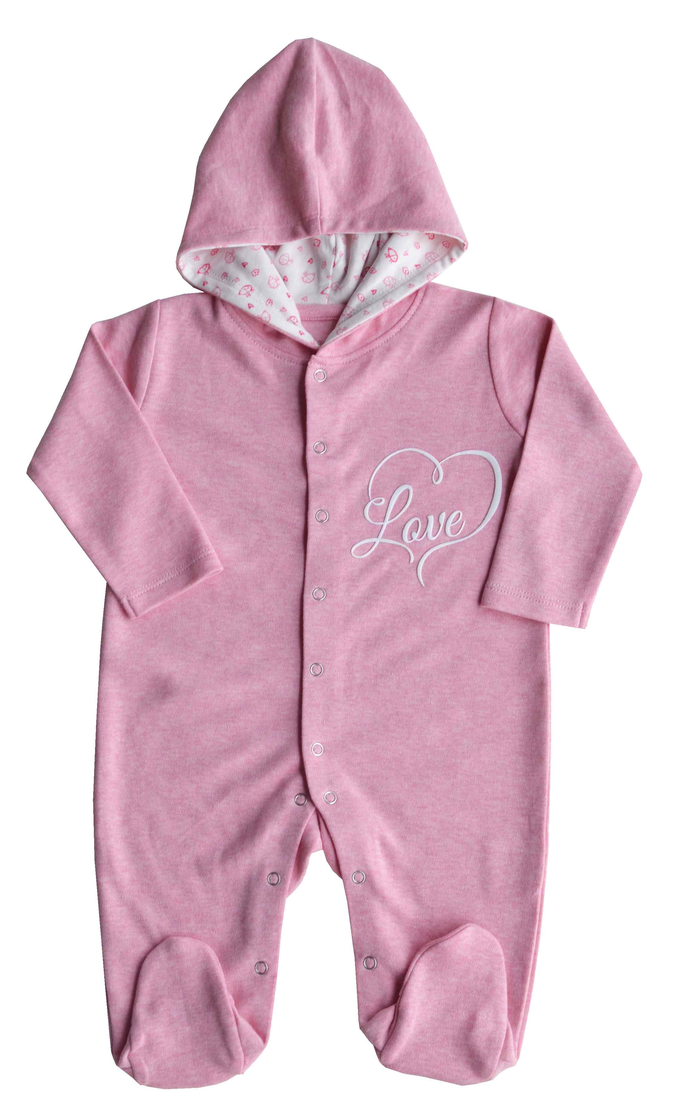 Baby's Full Romper/Sleeper with Feet and Hood