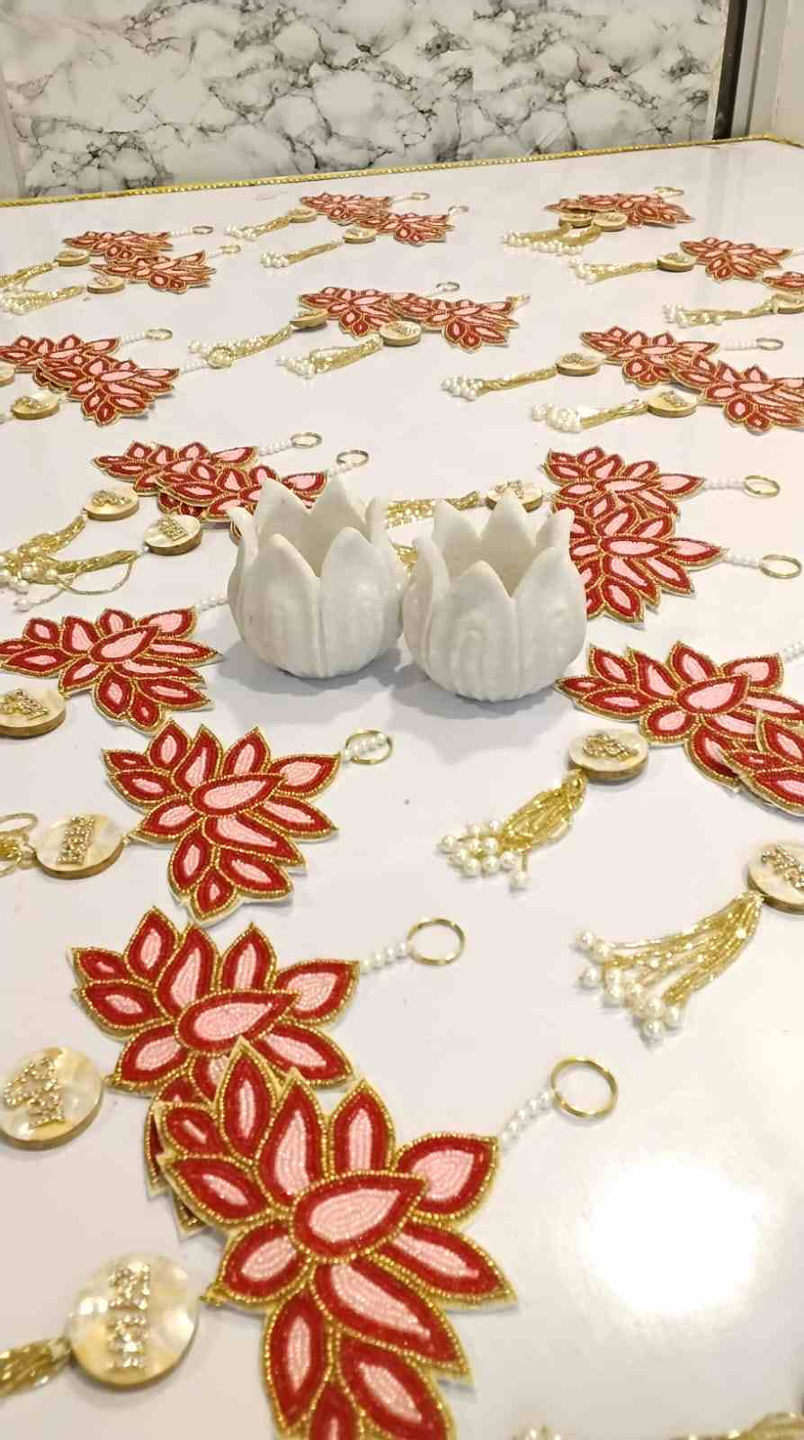 Mother of Pearls Lotus Hanging