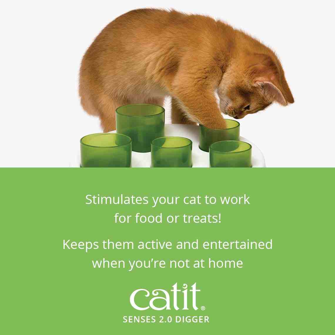 Catit Senses 2.0 Food Digger Toys for Cats