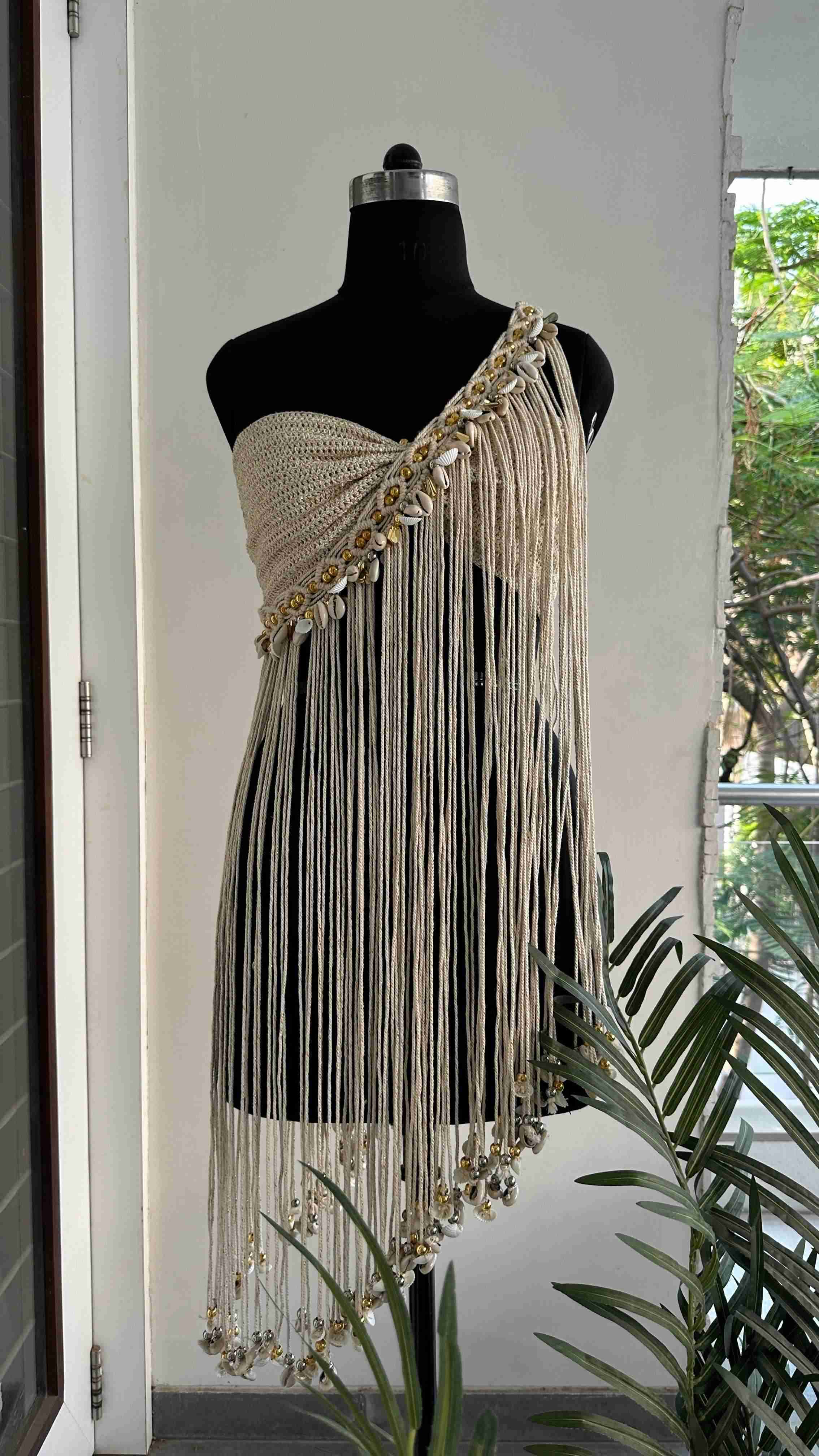 Golden Tide Fringe Wrap