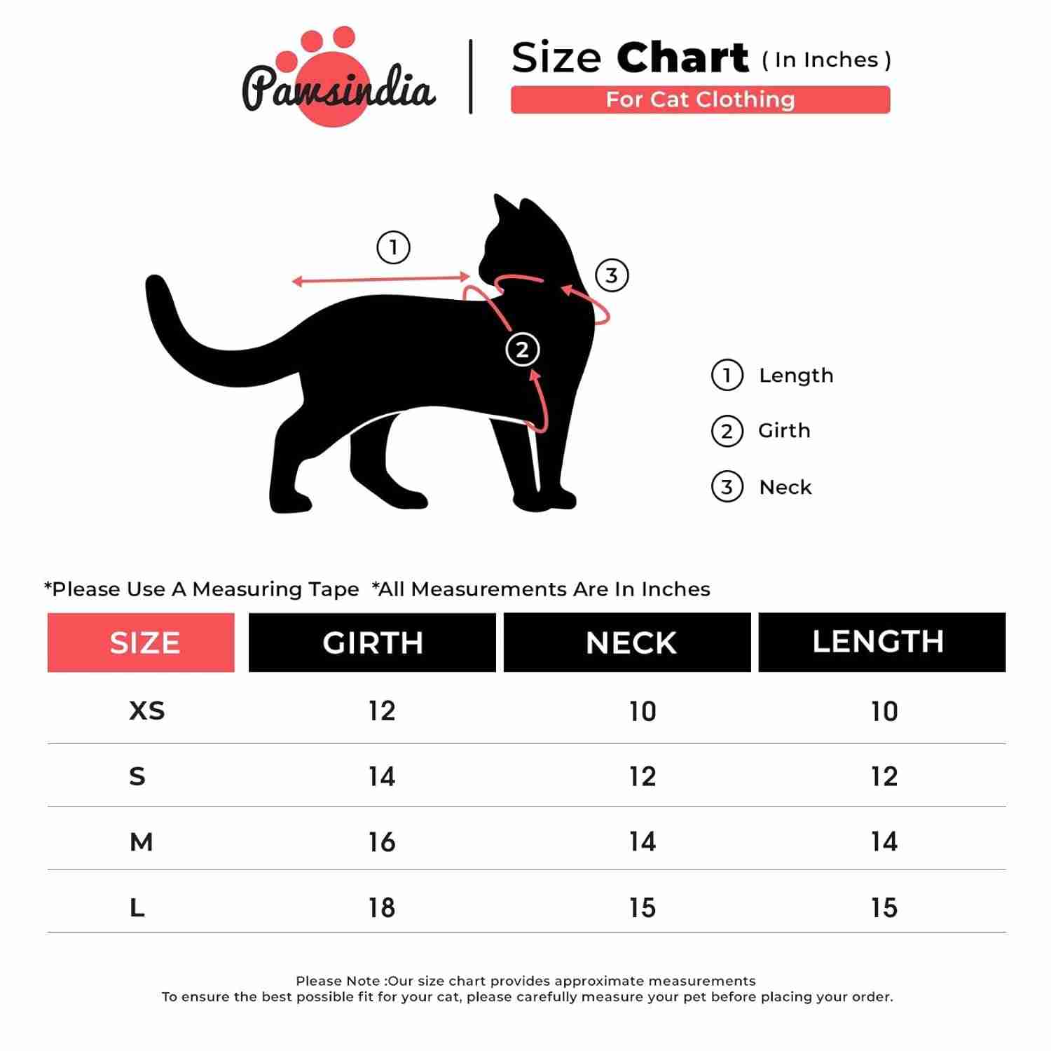 Pawsindia Traditional Royal Brocade Kurta  for Cats, Red | Ethnic Festive Wear