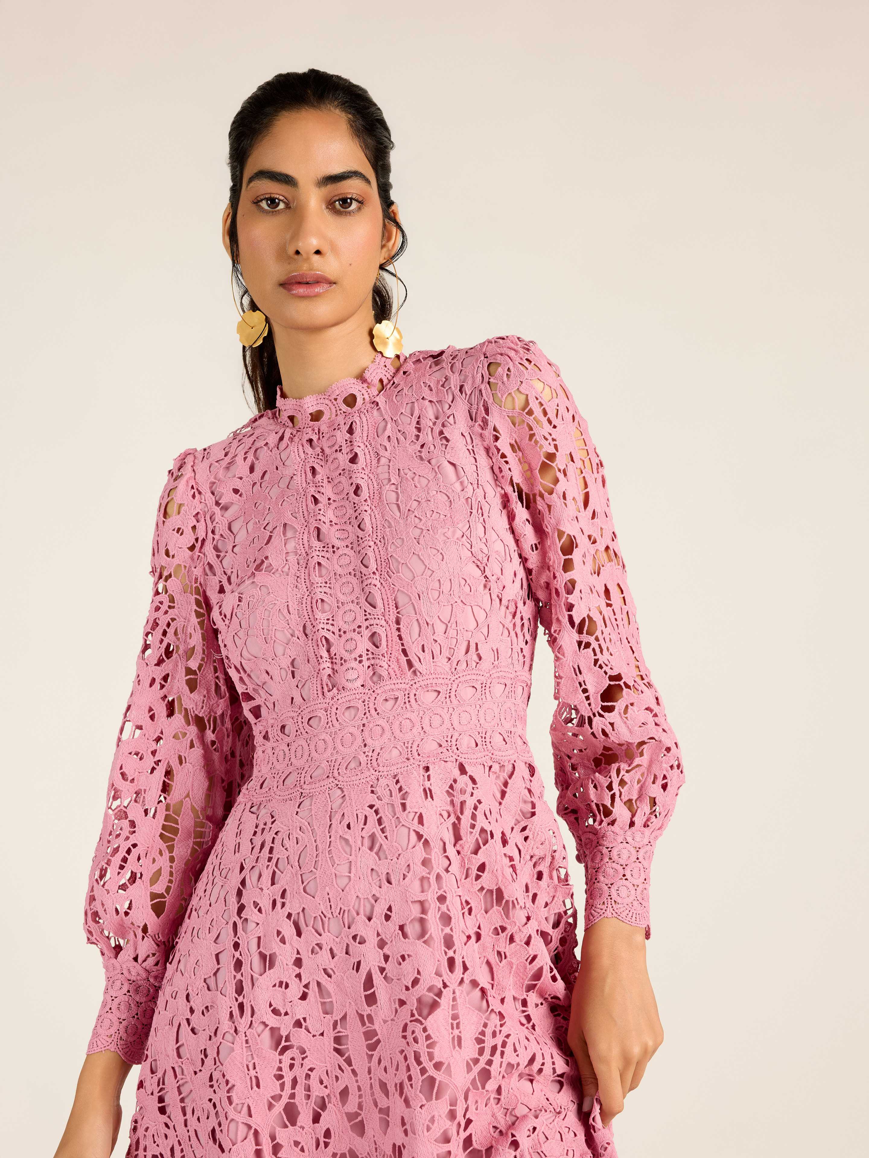 Pink Marin Long Dress
