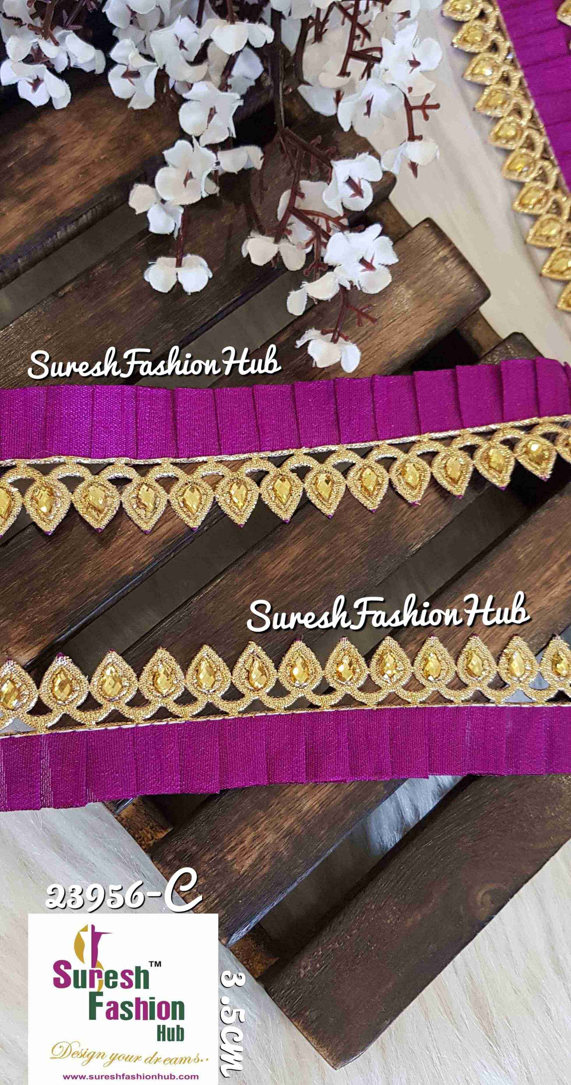 Prestige Purple Leafy Designer Trim
