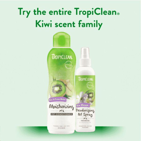 TropiClean Kiwi Blossom Deodorizing Pet Cologne Spray - 236 ml