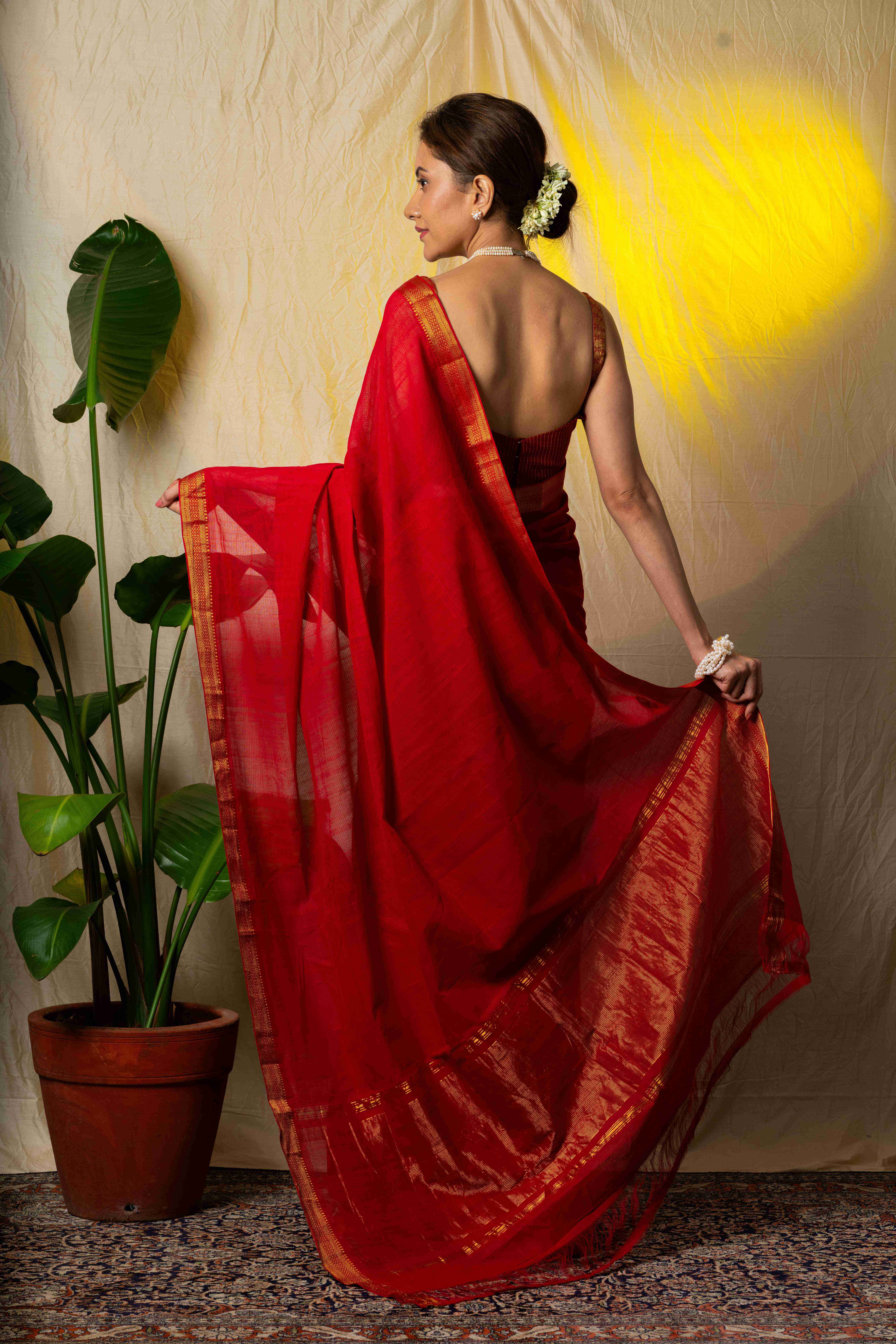 Maheshwari Silk  Saree