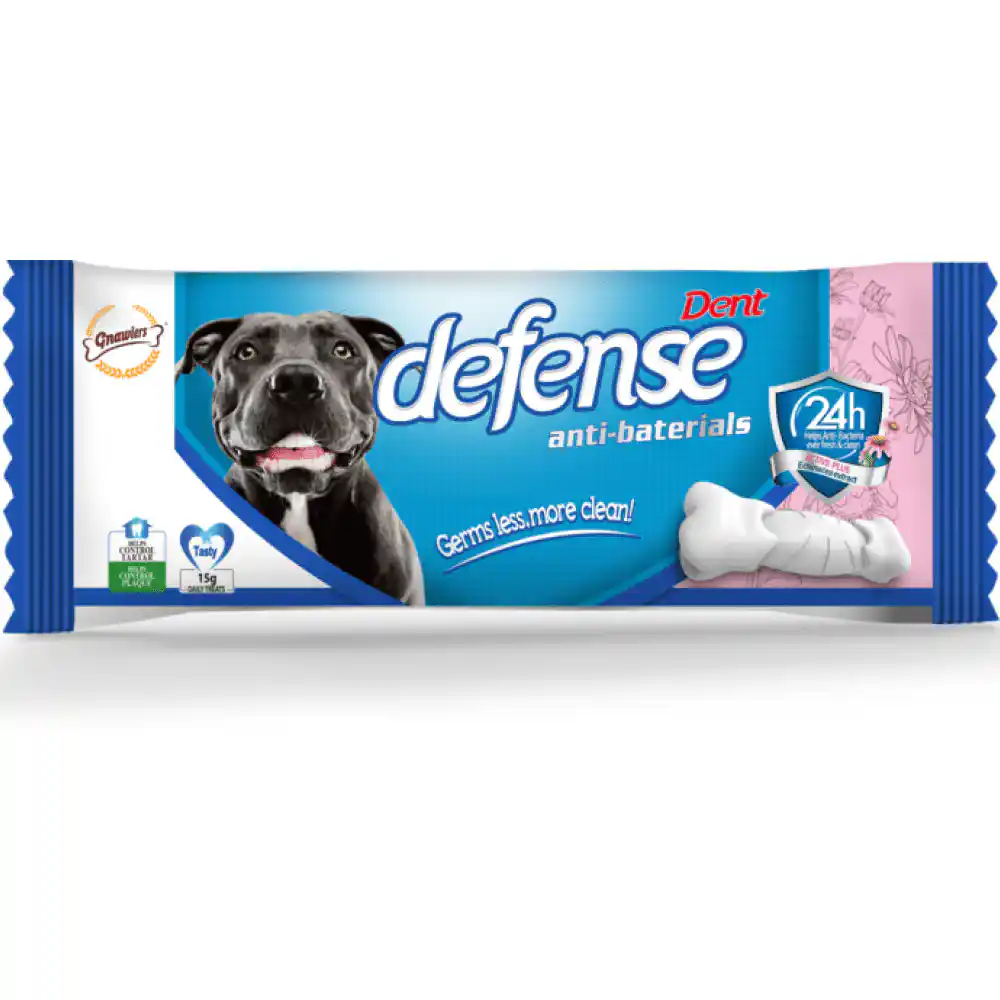 Gnawlers | Gnawlers 3 inch Defense Dent Dental Care Chew Bones For Dogs 1pc