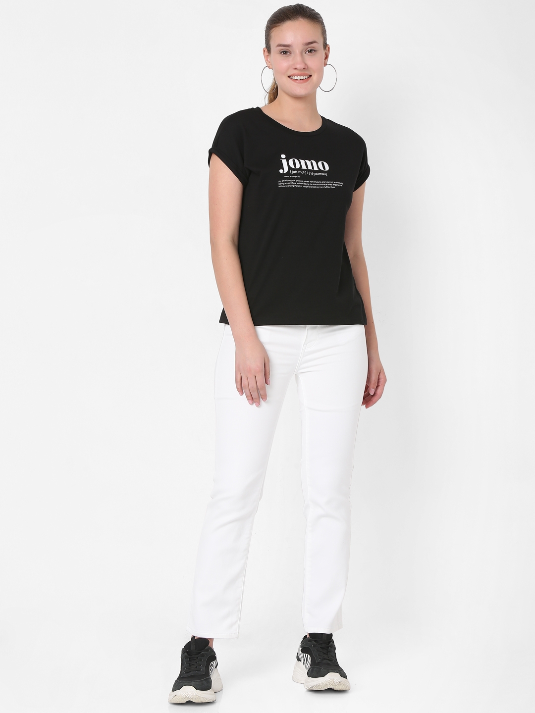 spykar | Women's White Cotton Solid Slim Jeans 4