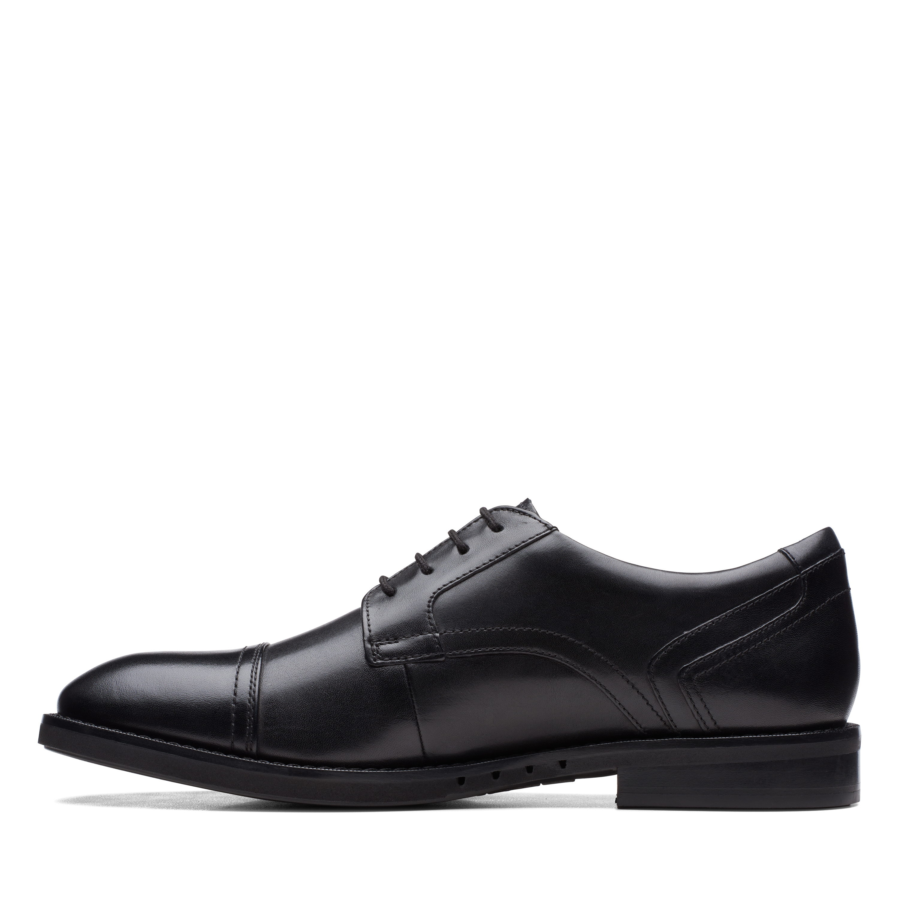 Un Hugh Cap Black Leather