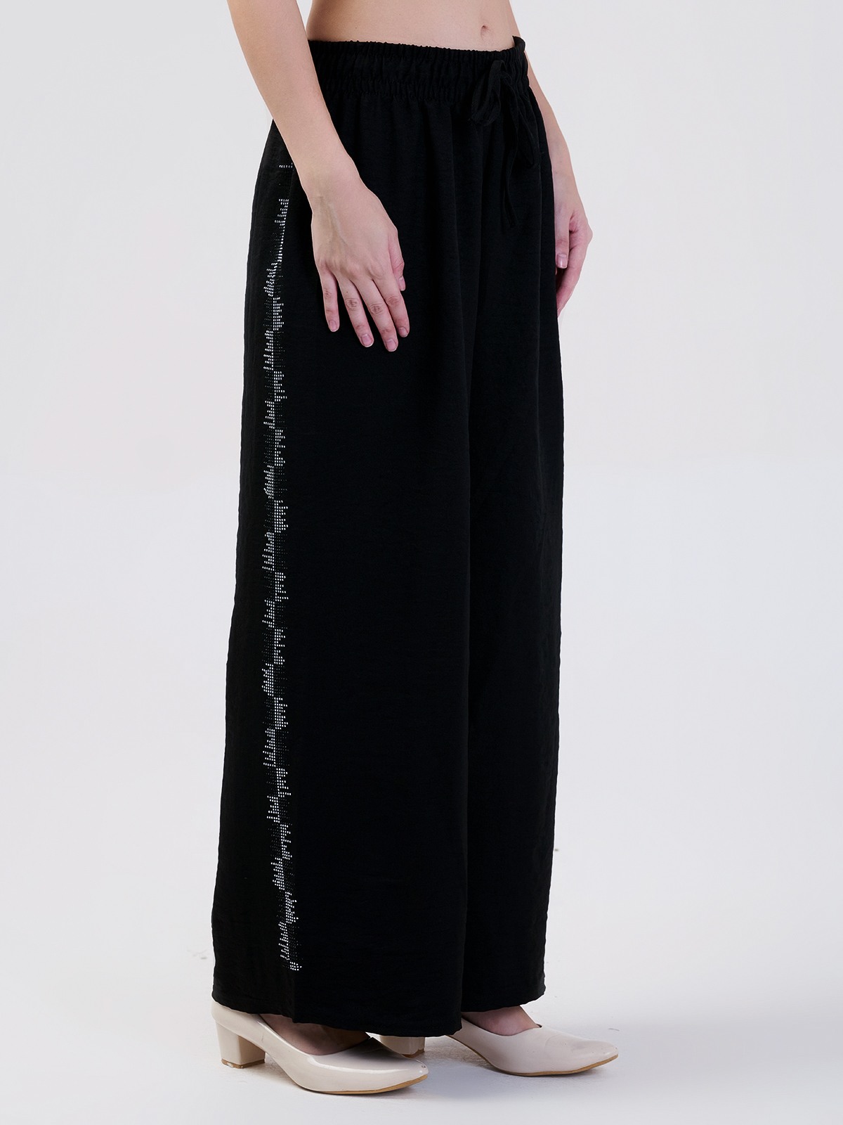 ALBION SMART LADIES BLACK HAREM PANT